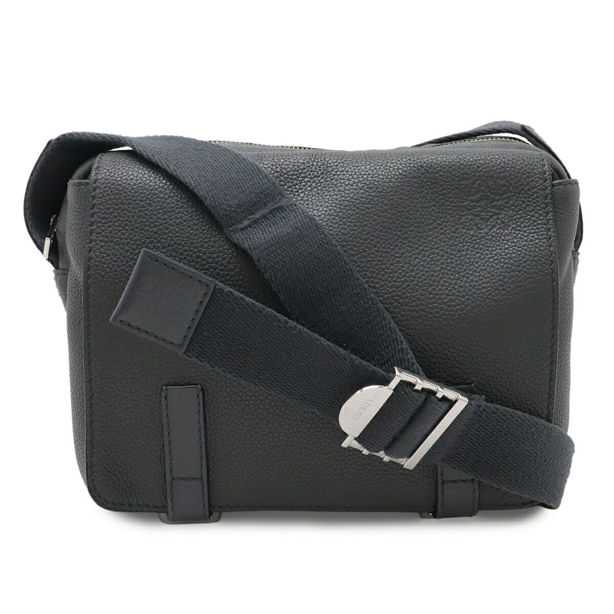 Loewe Loewe Loewe Anagram Military Leather Messenger Bag Leather Shoulder Bag B553A72X22 DUTY FREE for USA Size ONE SIZE - 1 Thumbnail