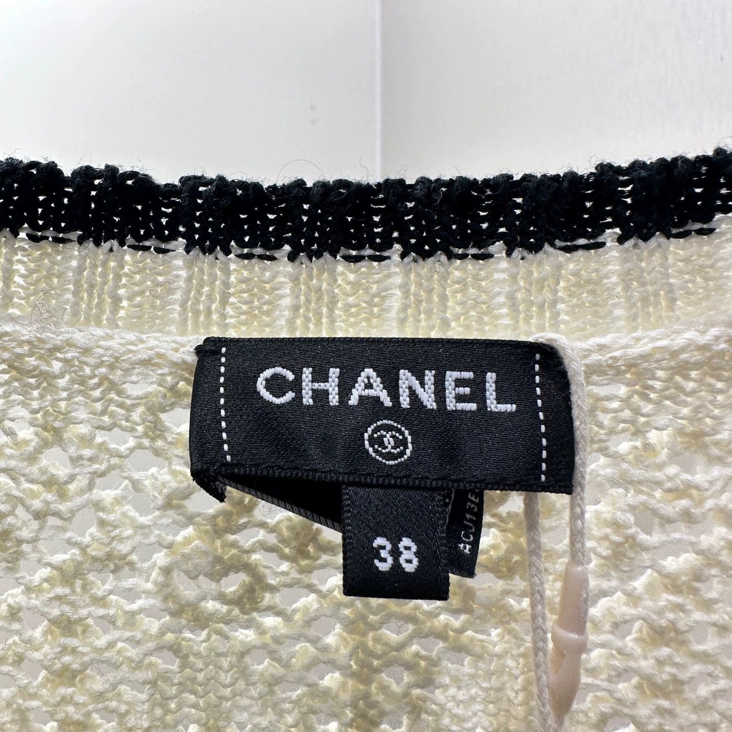 Chanel Chanel feb396 24P Ivory Lace Knit Long Sleeve Size S / US 4 / IT 40 - 3 Thumbnail