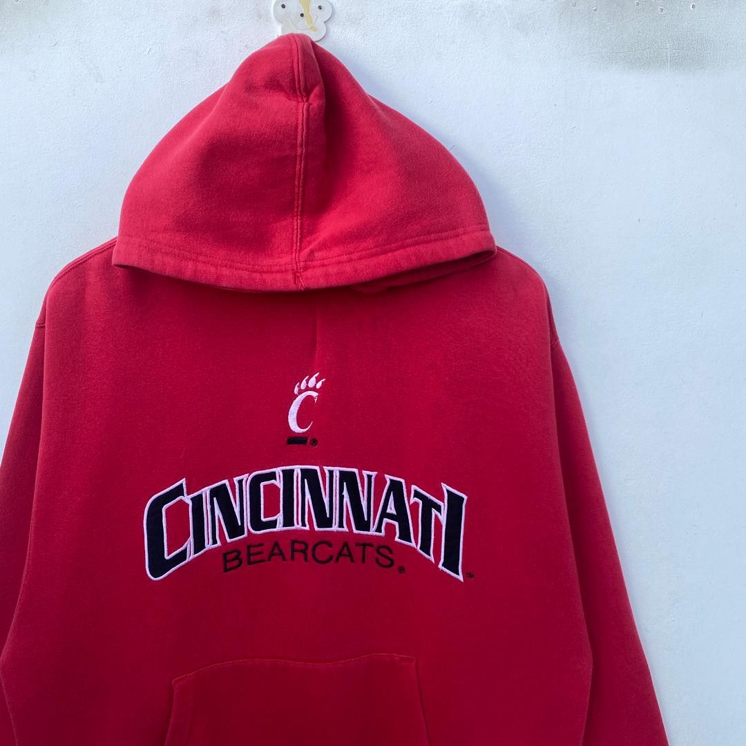 Other CINCINNATI BEARCATS HOODIE LARGE PULLOVER DARK RED Size US L / EU 52-54 / 3 - 3 Thumbnail