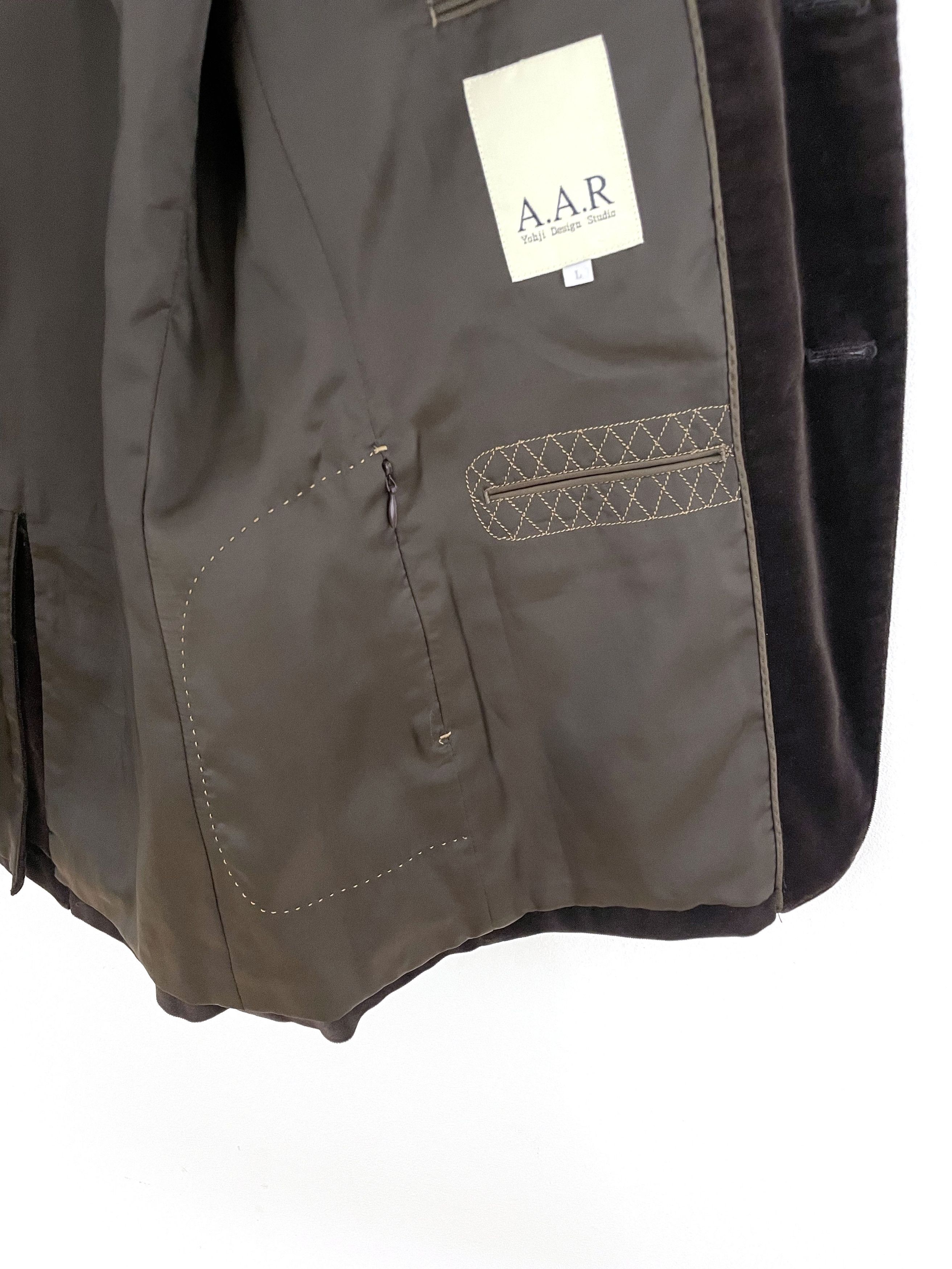 Yohji Yamamoto AAR Velour Jacket Size US L / EU 52-54 / 3 - 9 Thumbnail