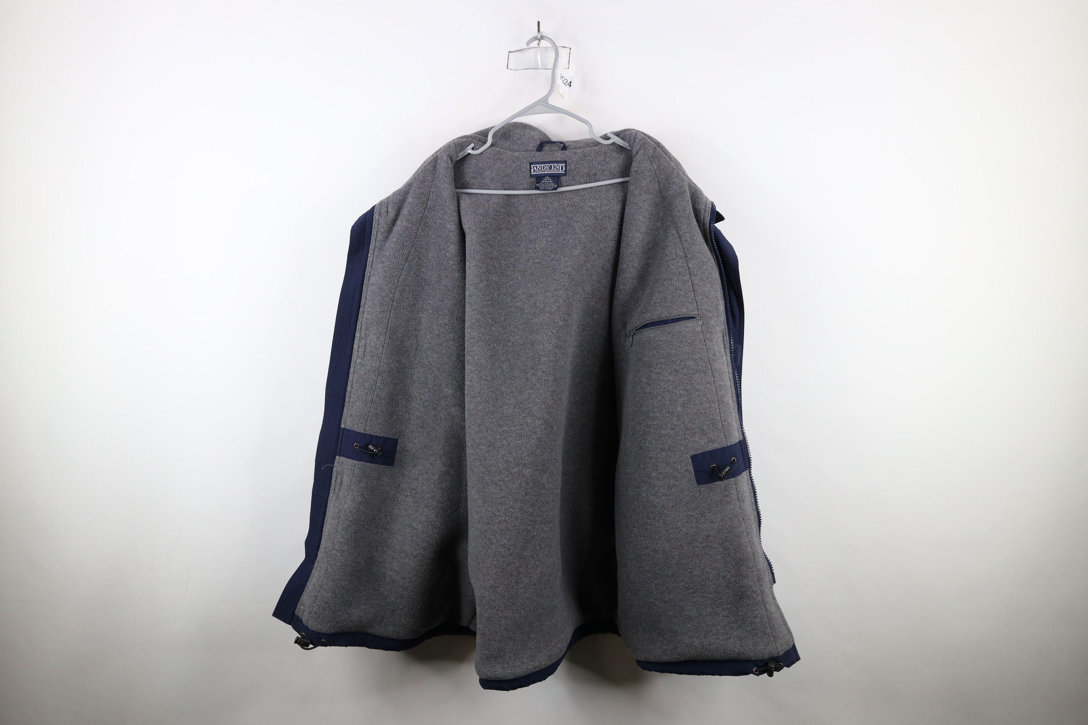 Lands' End × Vintage Vintage 90s Lands End Fleece Lined Hooded Chore Barn Jacket Size US XXL / EU 58 / 5 - 10 Thumbnail