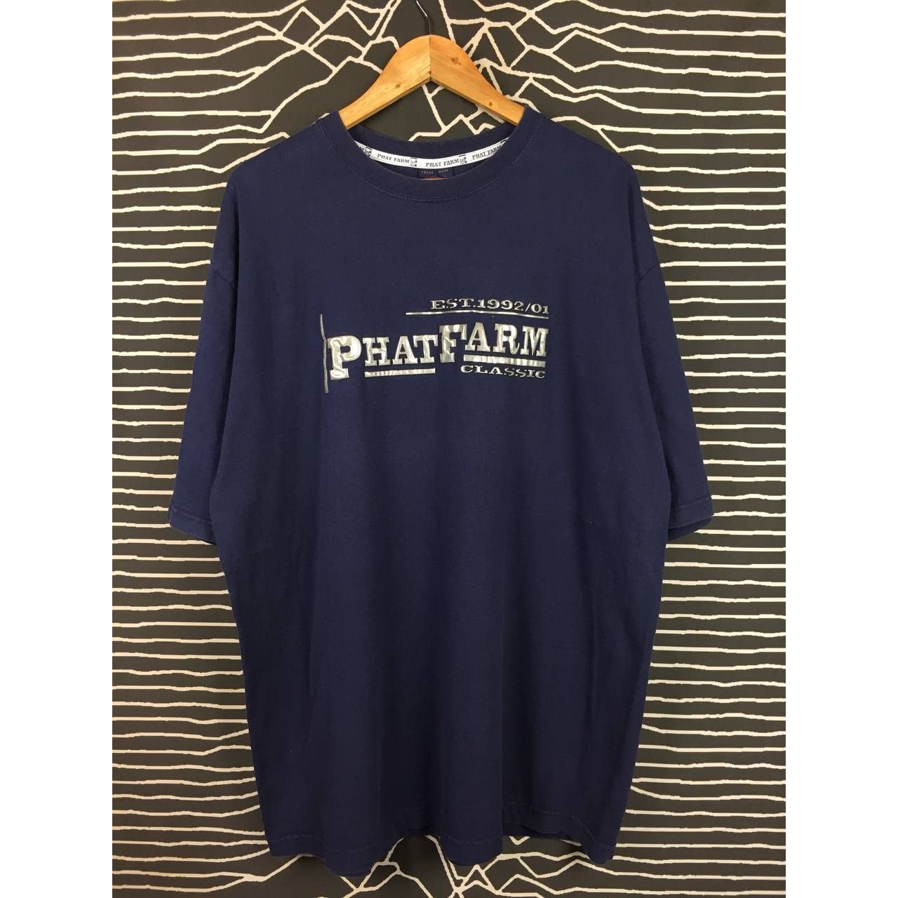 Phat Farm × Vintage Vtg Phat Farm Classic American Design Hip Hop Tee Size US XL / EU 56 / 4 - 1 Thumbnail