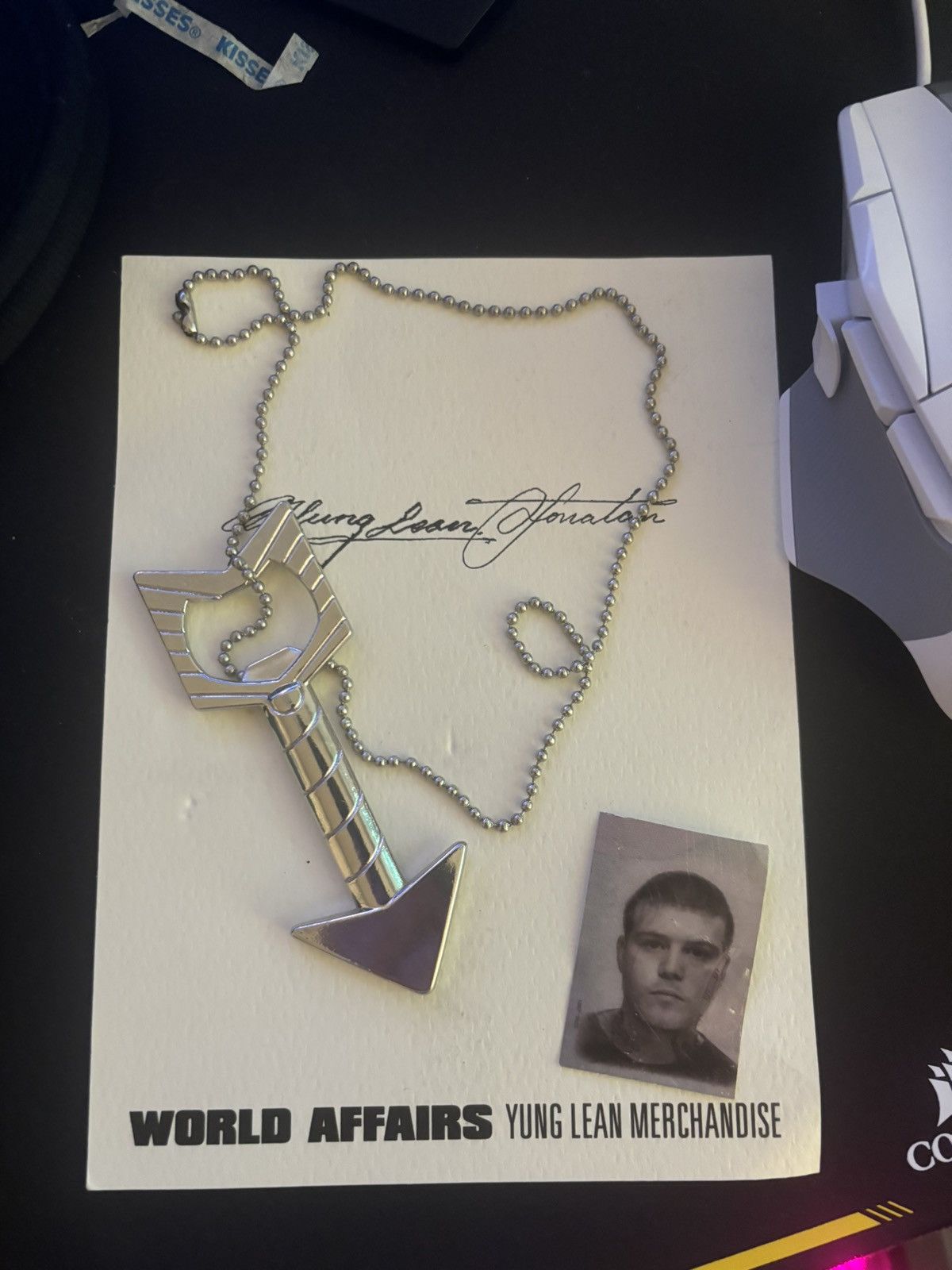 Drain Gang Yung lean bottle opener necklace, picture holder broke Size ONE SIZE - 2 Thumbnail