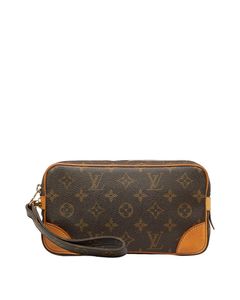 LOUIS VUITTON Monogram Posh Diplomat Homme Clutch Bag 243 LV Auth