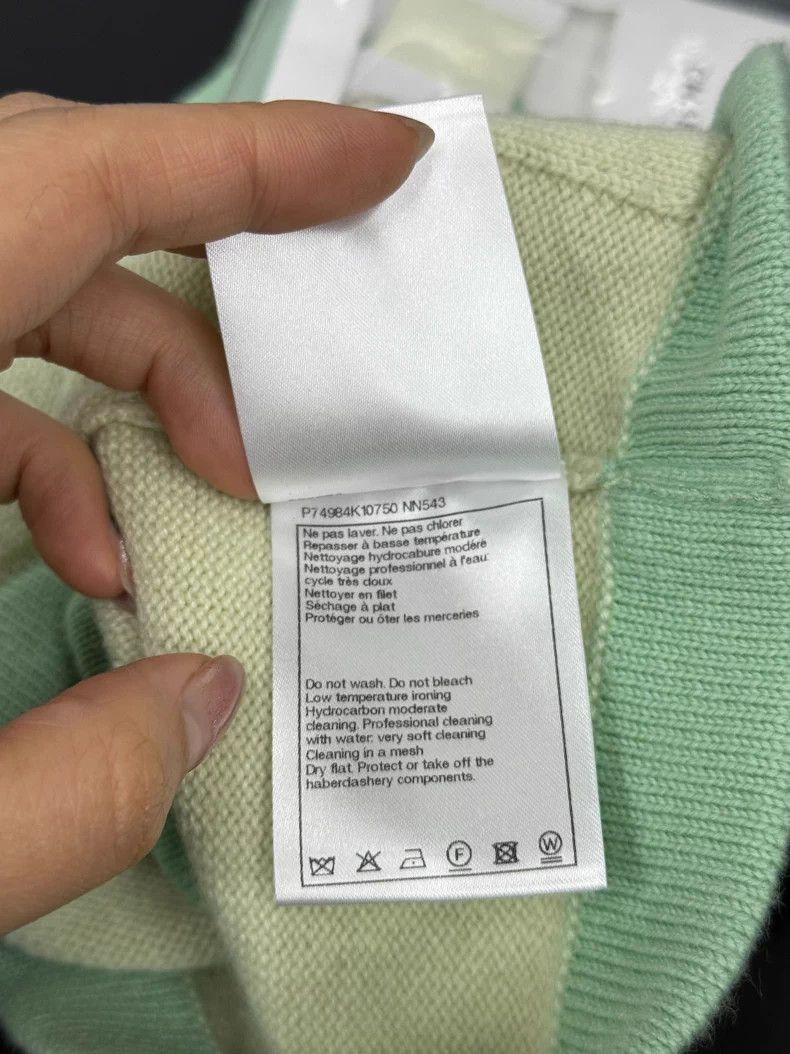 Chanel Chanel 23 Spring and Summer Green Neck Knitwear Size XS / US 0-2 / IT 36-38 - 6 Thumbnail