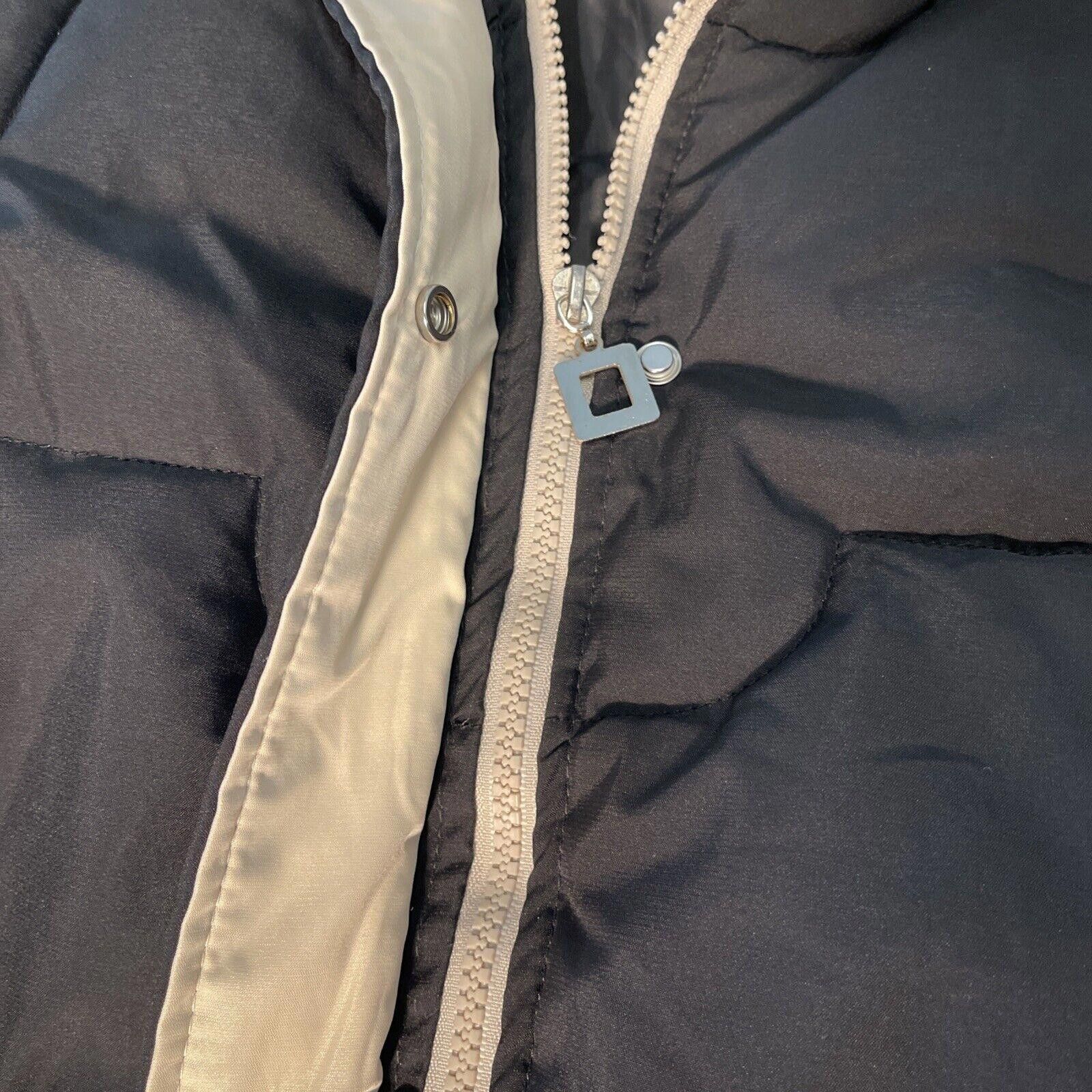 Designer Manisan Black/ Beige Puffer Jacket Size M Size M / US 6-8 / IT 42-44 - 8 Thumbnail