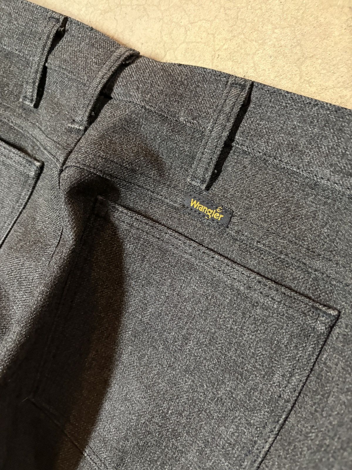 Wrangler Vintage 00’s Wrangler Flared Slacks Pants Charcoal Gray Size US 42 / EU 58 - 5 Thumbnail