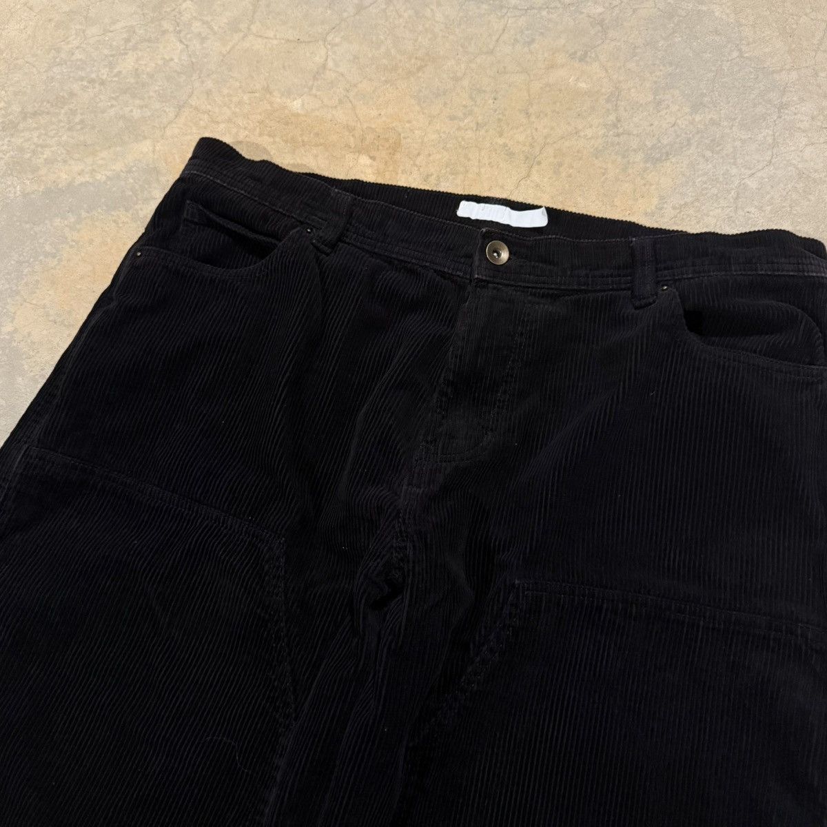 Vintage 2000s Faded Corduroy Double Knee Carpenter Pants ERD Grunge Size US 38 / EU 54 - 4 Thumbnail