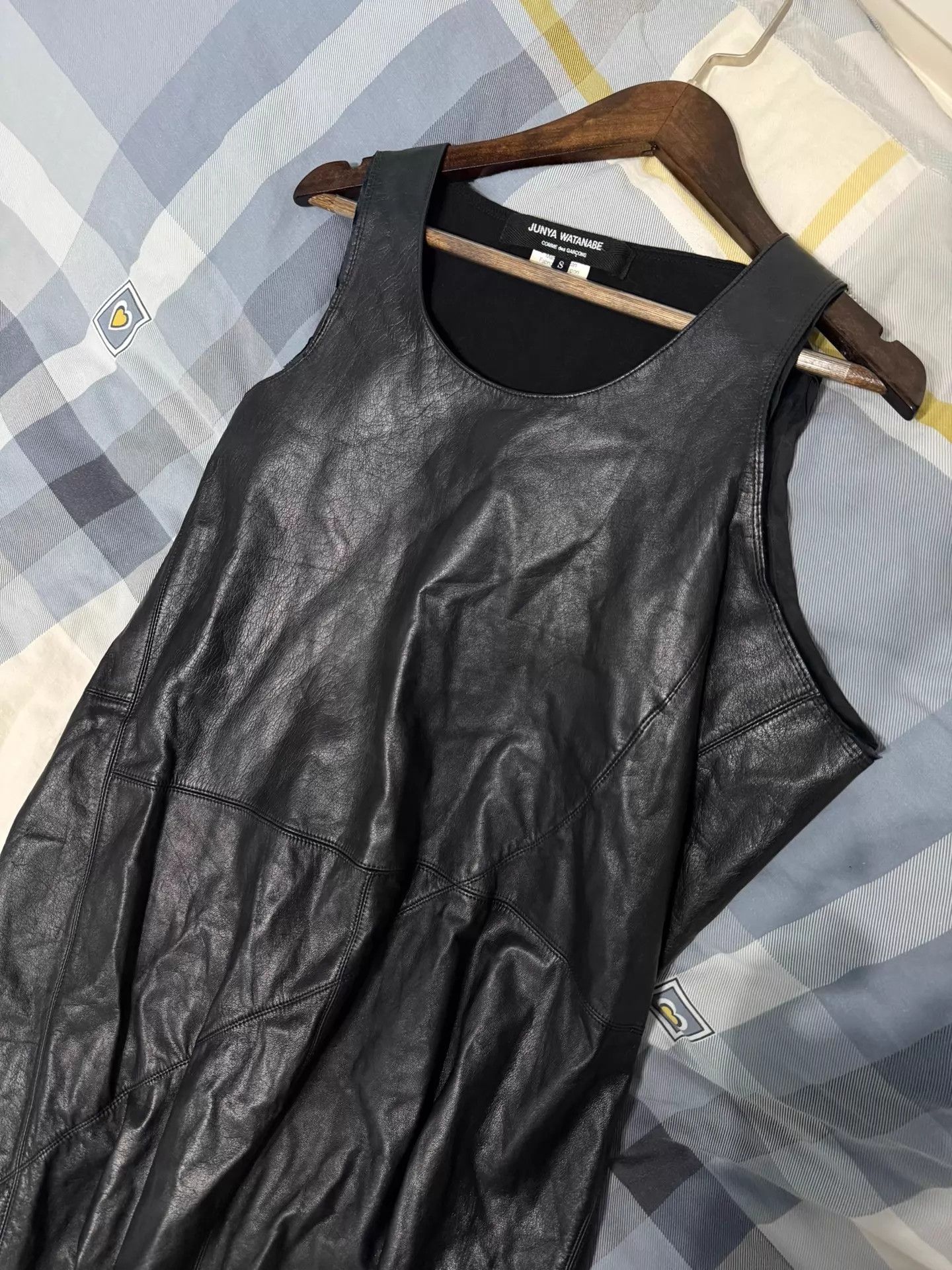 CDG by Comme des Garcons CDG Junya Watanabe Double Layer Leather Dress w/ Lining Size S / US 4 / IT 40 - 7 Thumbnail