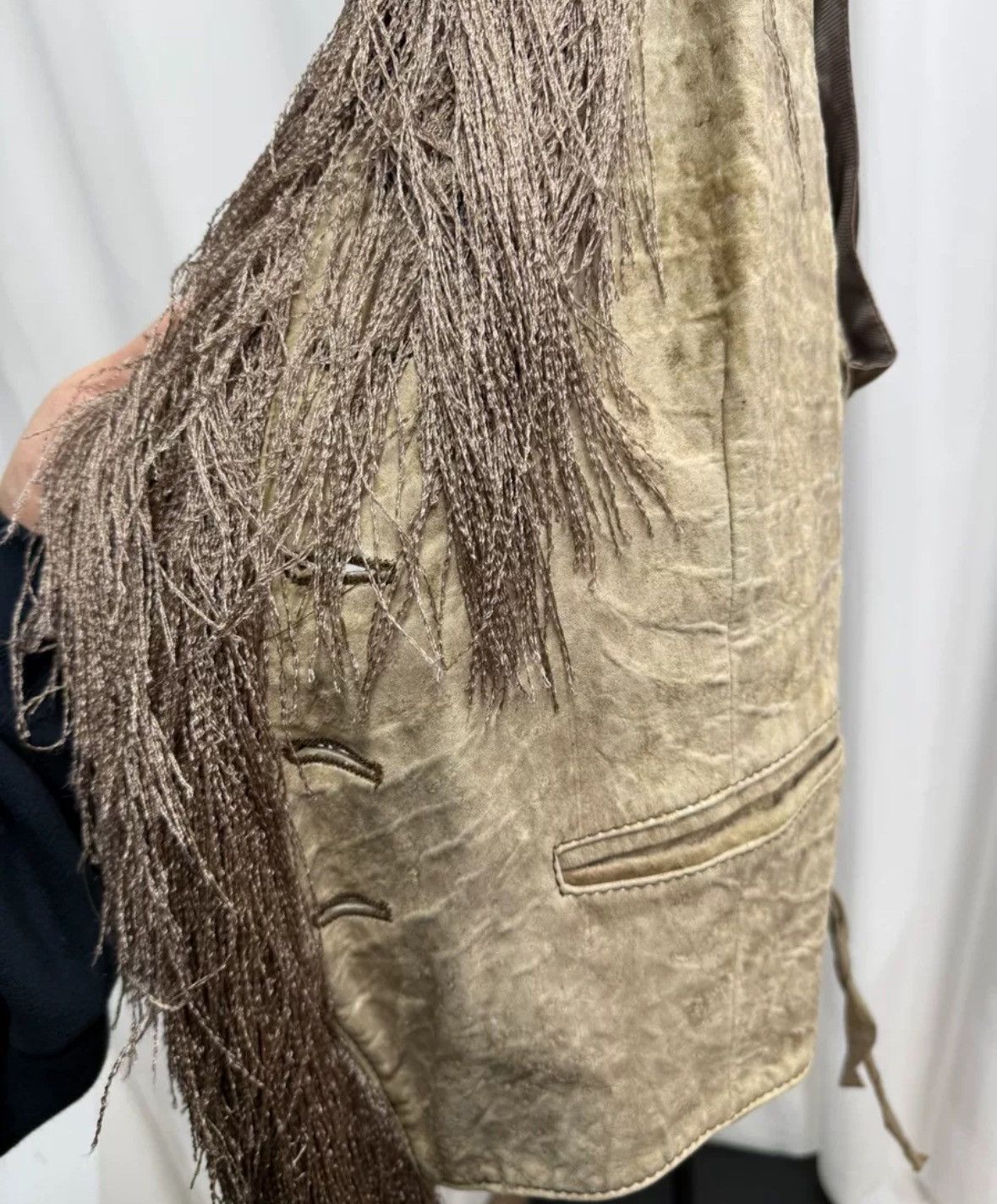Ann Demeulemeester Ann Demeulemeester Hairy Erosion Cat Beard Vest Size US S / EU 44-46 / 1 - 6 Thumbnail