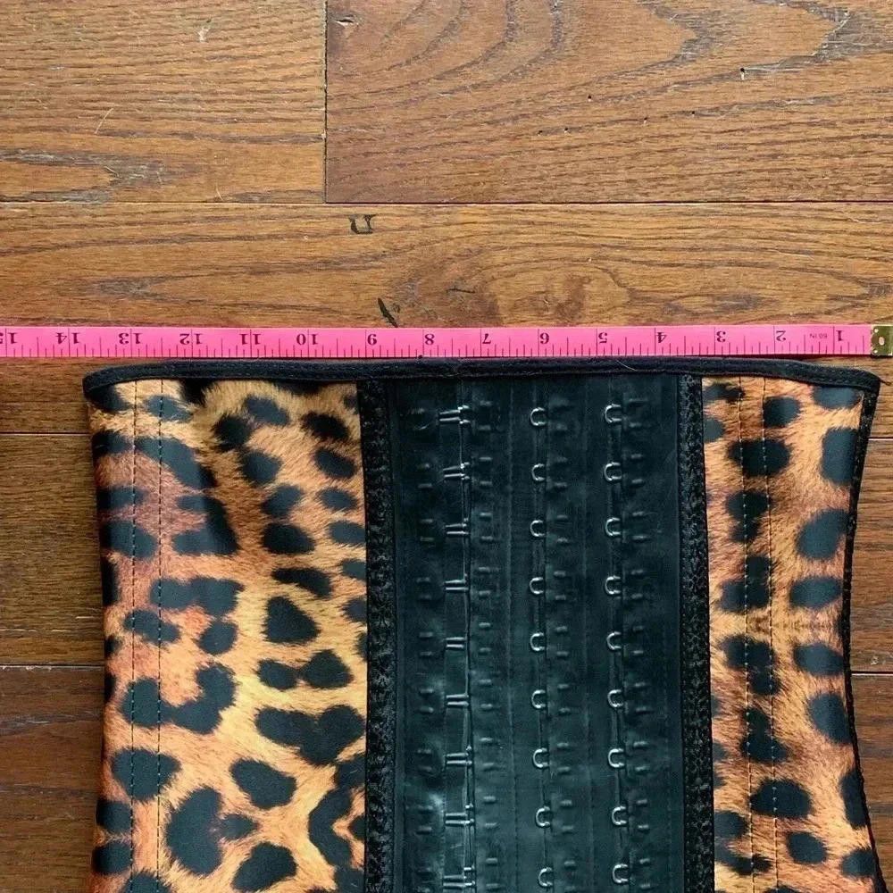 Designer Leopard Print Waist Trainer Corset Size ONE SIZE - 3 Thumbnail