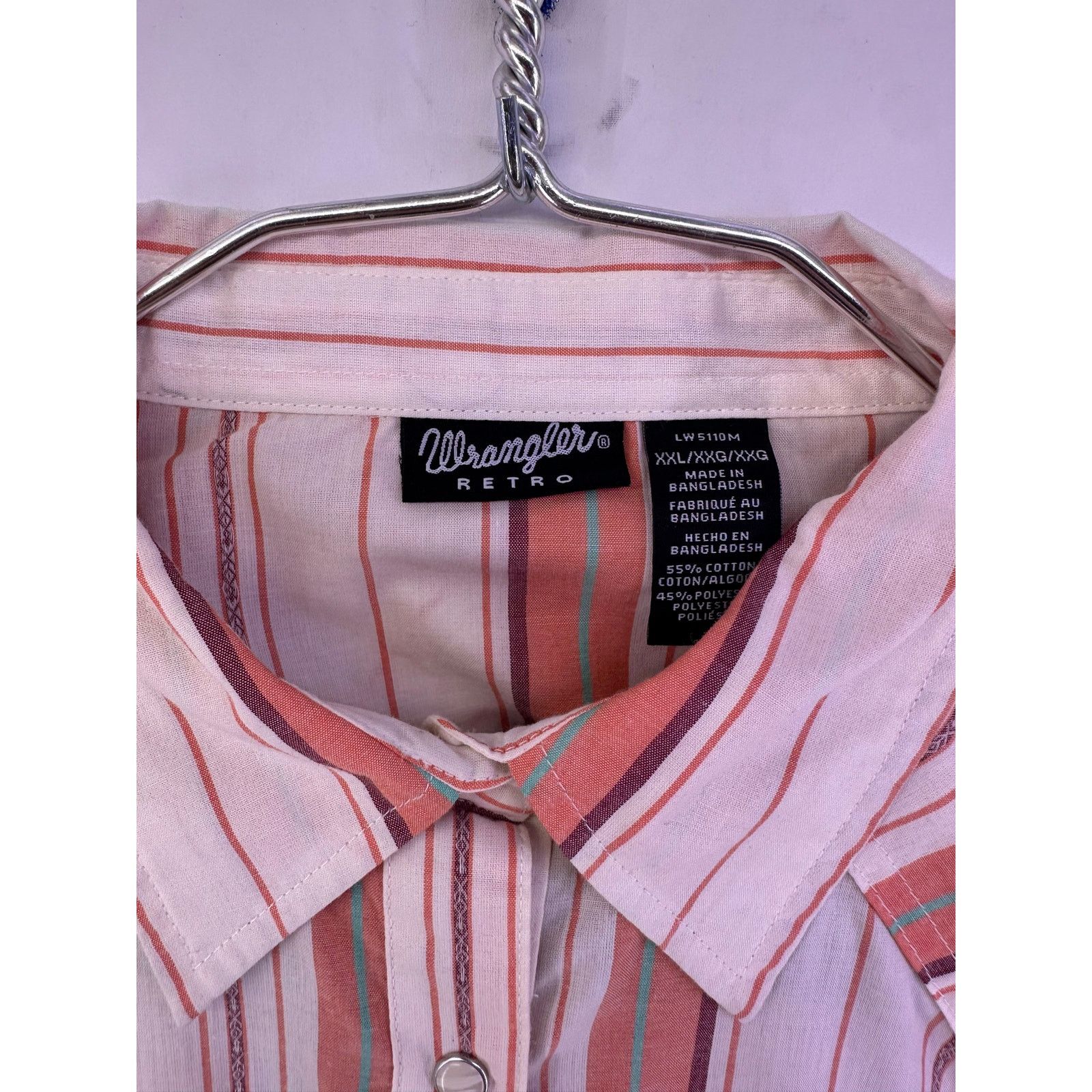 Wrangler NWT Wranger Retro Western Dress Shirt Size 2XL Size US XL / EU 56 / 4 - 6 Thumbnail