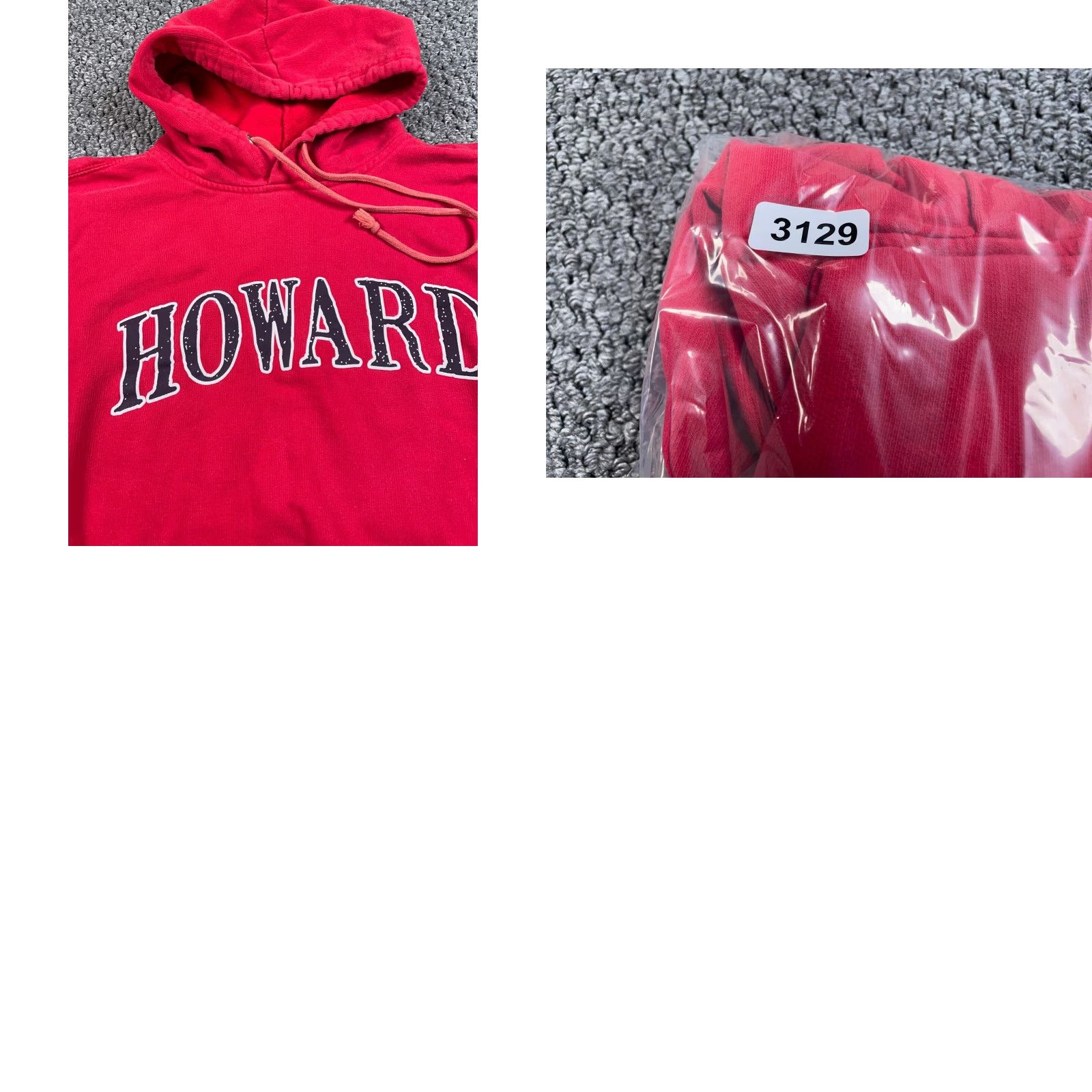 Vintage Howard University Hoodie Adult XS Red MV Sport Drawstring Pullover Sweatshirt Graphic Print College Retro University Men Size XS Red MV Sport Hoodie Size US XS / EU 42 / 0 - 10 Thumbnail