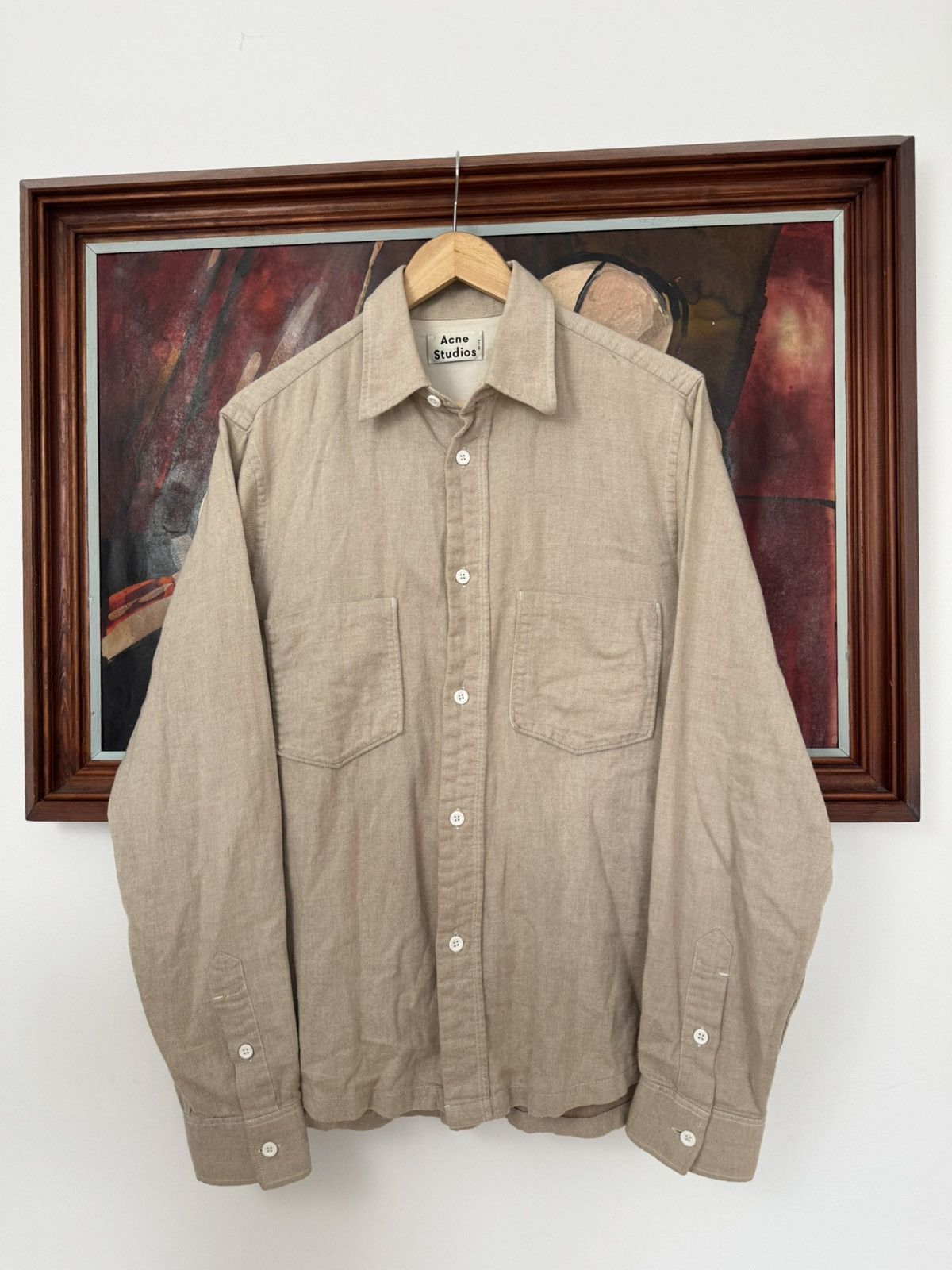 Acne Studios AW17 Acne Studios Denver Melt Button Up Shirt Designer Size US M / EU 48-50 / 2 - 1 Thumbnail