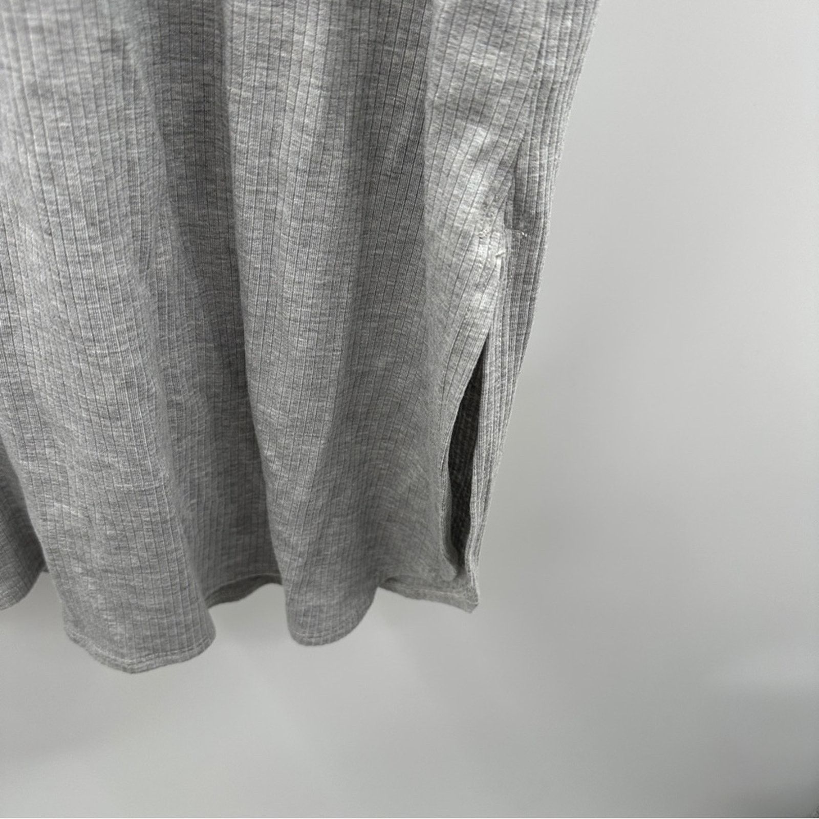 Eileen Fisher Eileen Fisher Dark Pearl Tencel Rib Crewneck Midi Dress Size XS / US 0-2 / IT 36-38 - 5 Thumbnail