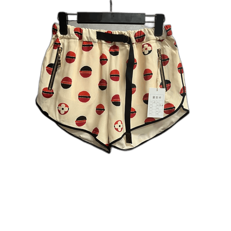 Louis Vuitton Pink Polka Dot Print Straight Shorts Size 34" / US 12 / IT 48 - 1 Thumbnail