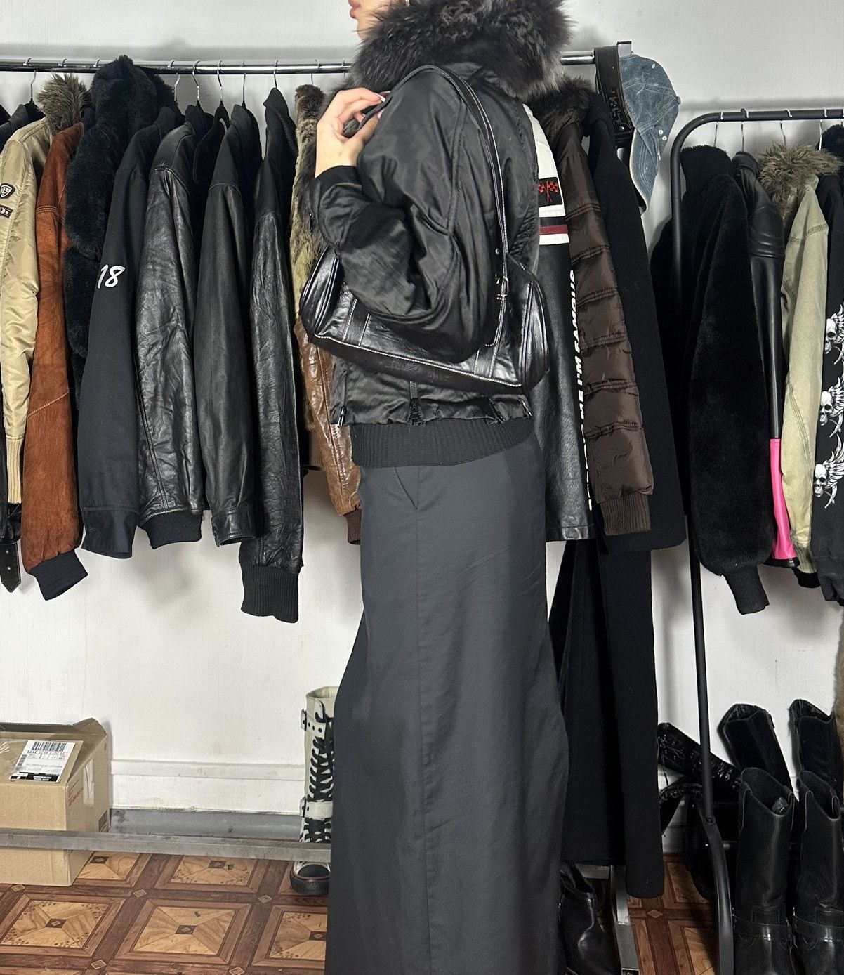 Vintage Avant-garde Bomber jacket Size S / US 4 / IT 40 - 3 Thumbnail