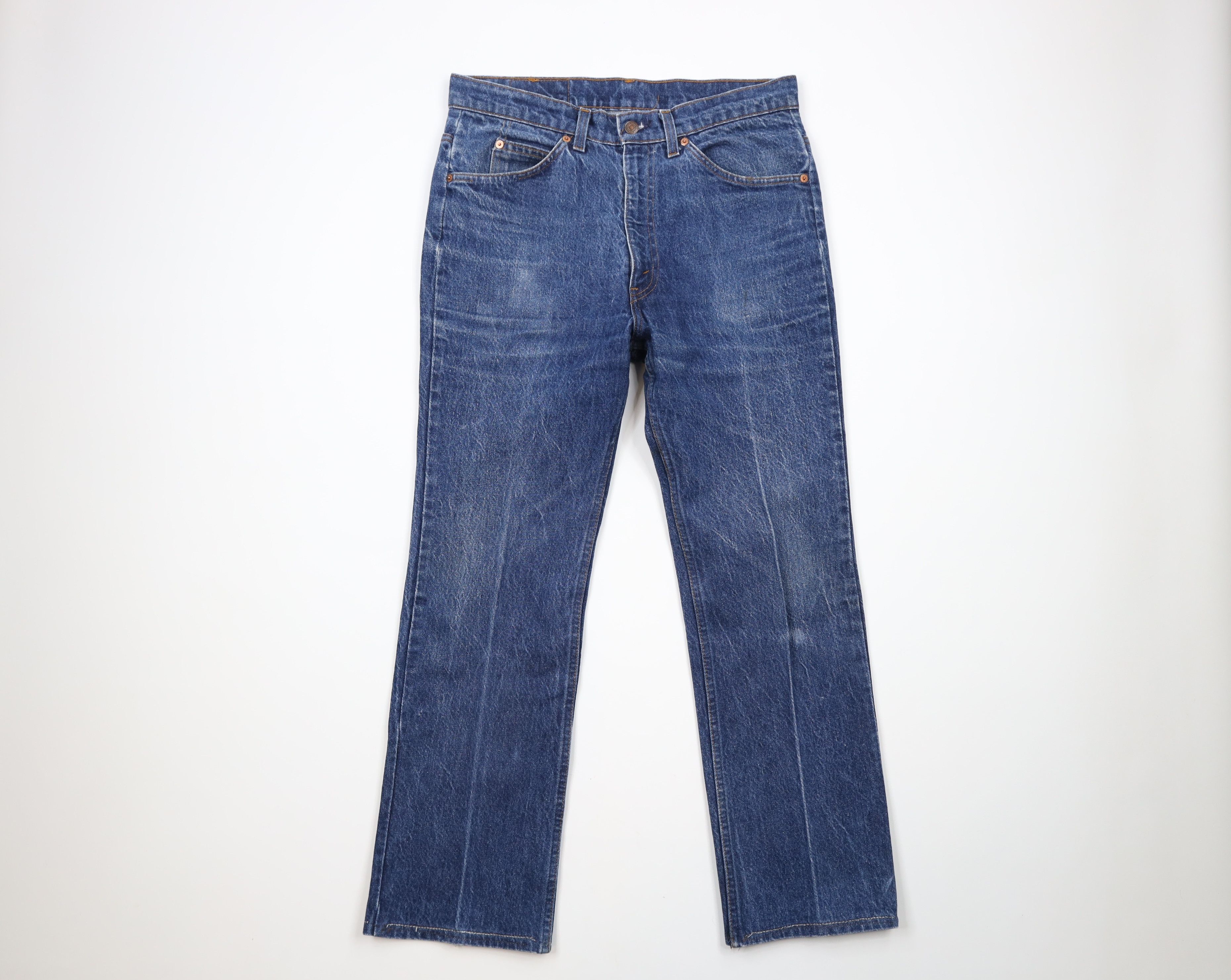 Levi's × Vintage Vintage 80s Levis 517 Orange Tab Flared Bootcut Jeans USA Size US 33 - 1 Thumbnail