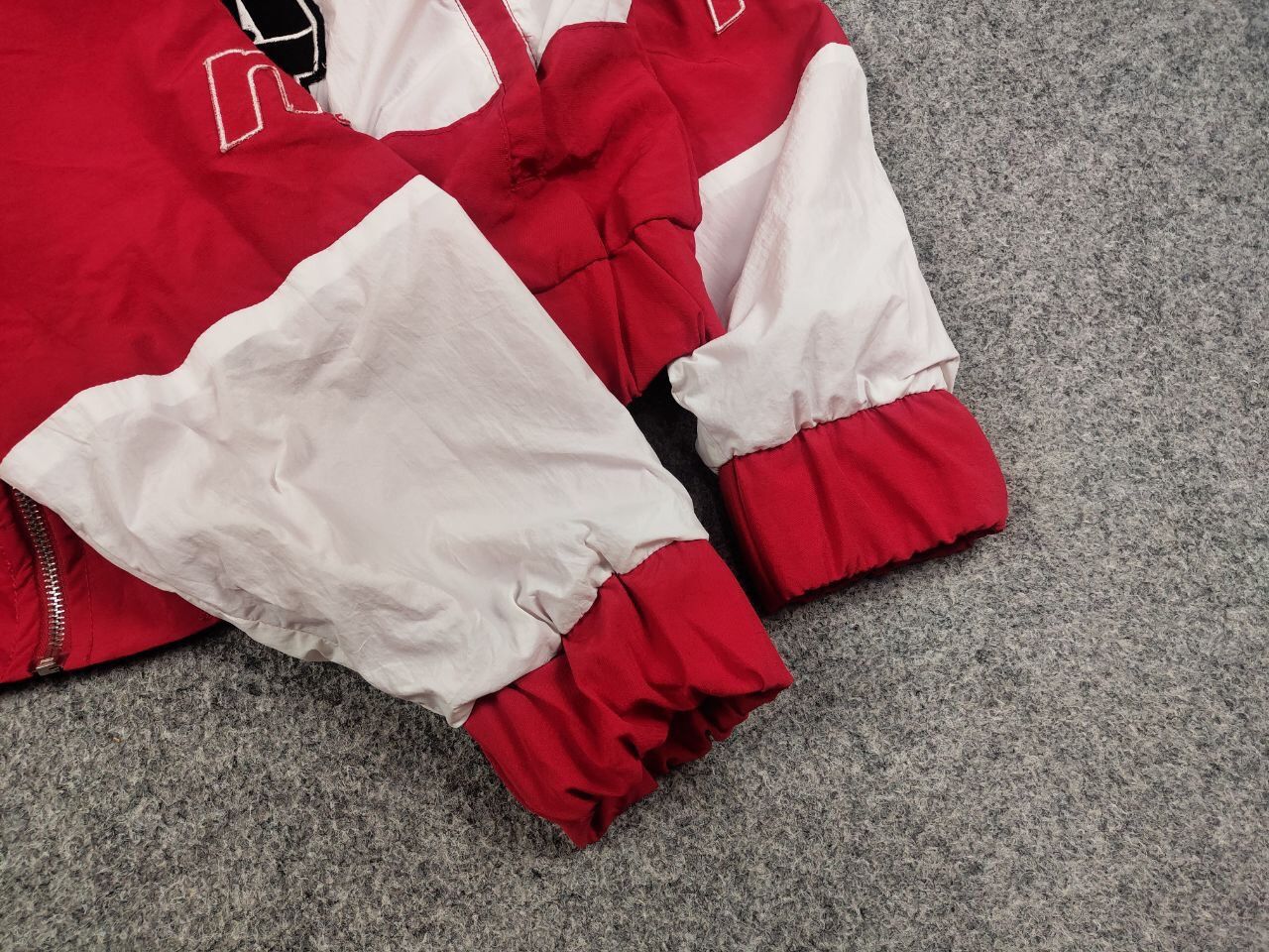 Japanese Brand Boxy Washed Nylon moto Sport Racing Short Jacket Vintage Size US S / EU 44-46 / 1 - 14 Thumbnail