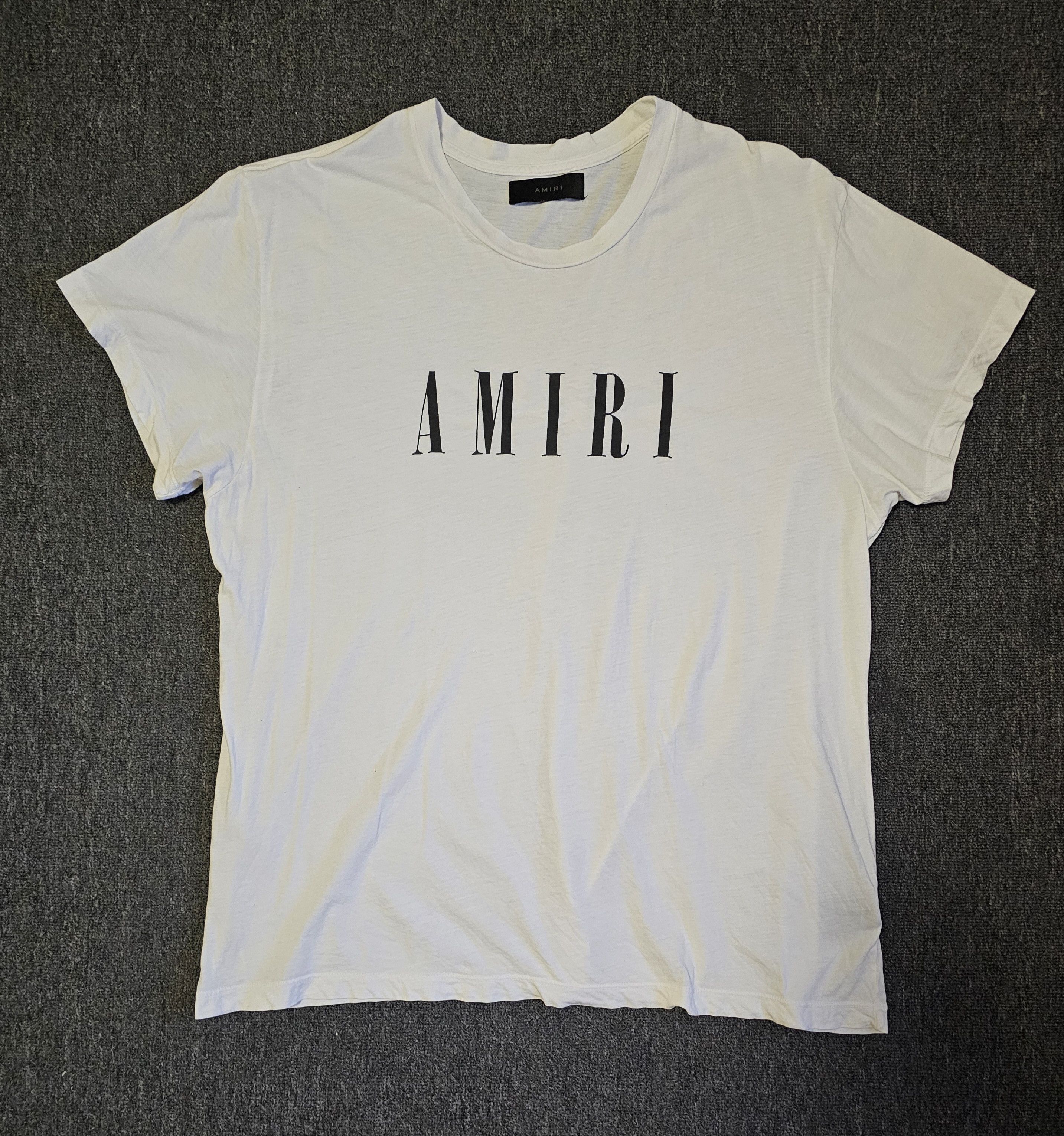 Amiri Amiri men's white oversize T-shirts size XXL | Grailed