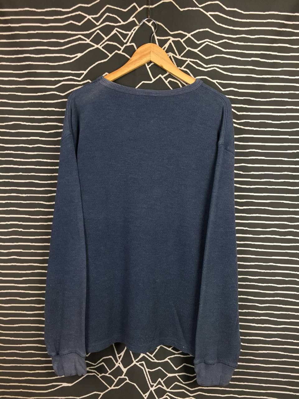 Vision Streetwear Vtg 80s Vision Streetwear Skate Logo Waffle Knit Thermal Tee Size US XL / EU 56 / 4 - 9 Thumbnail