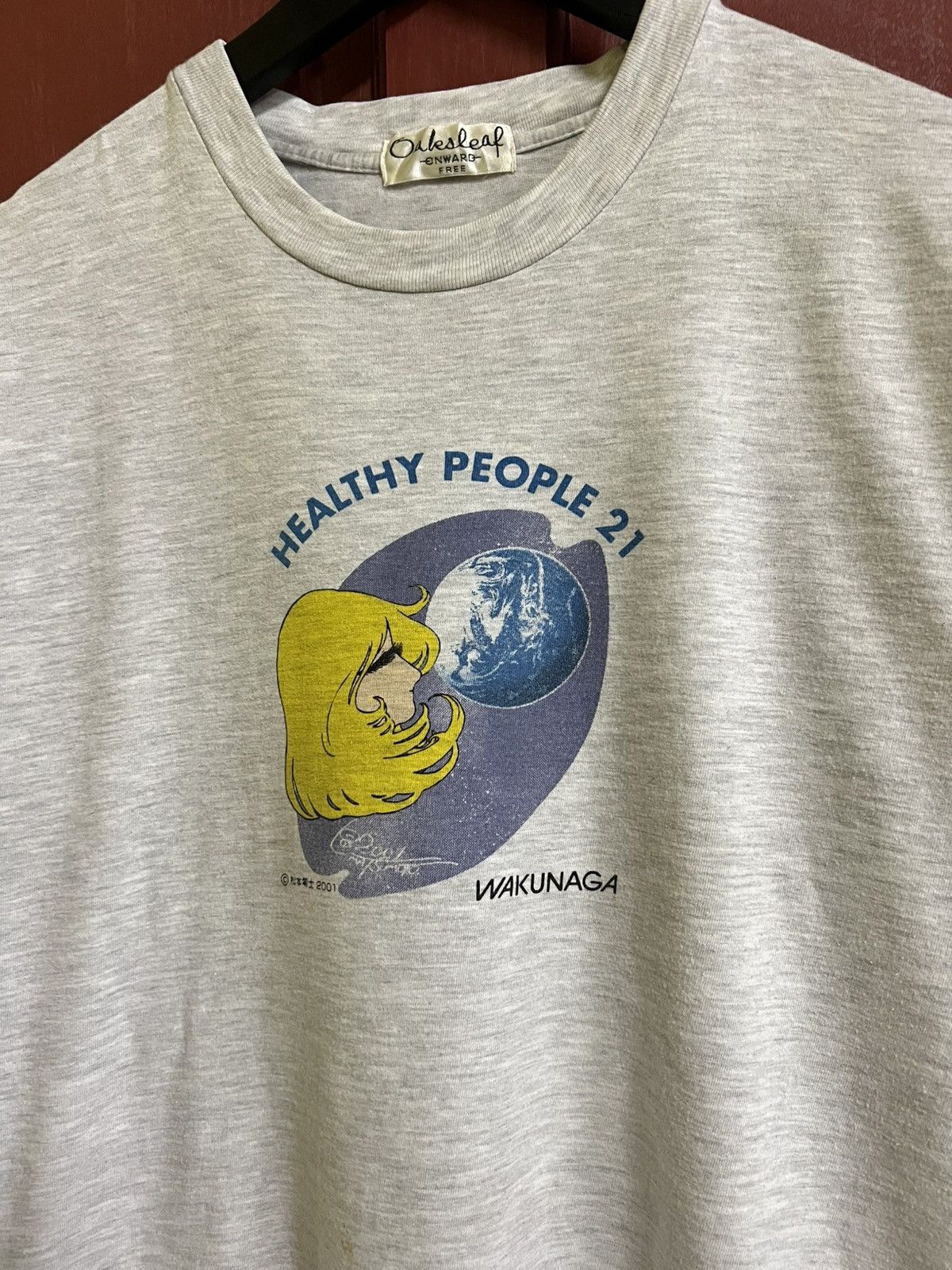 Japanese Brand Vintage anime wakunaga (healthy peaple 21) Size US L / EU 52-54 / 3 - 2 Thumbnail
