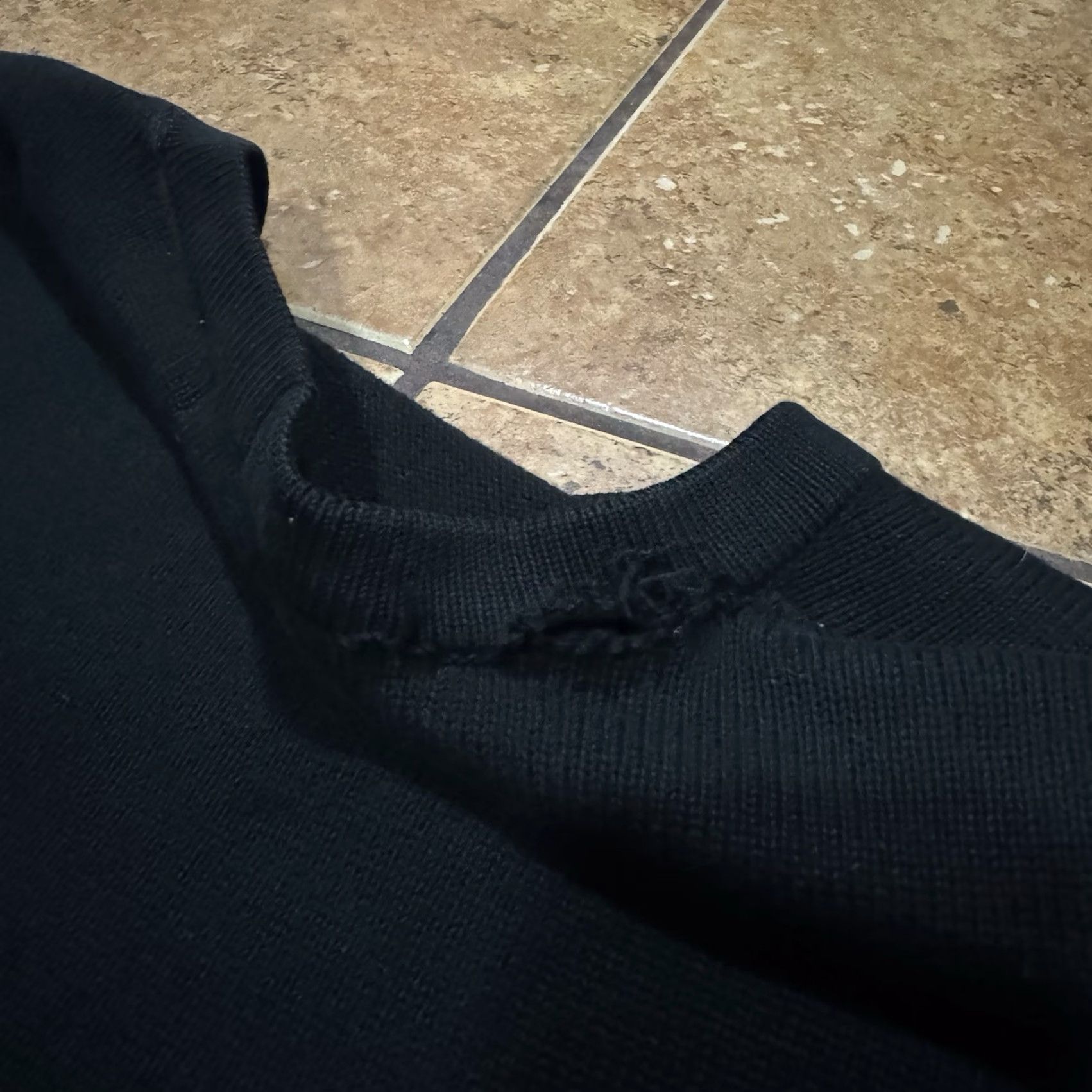Vintage VTG History Iceberg Mickey Sweater Adult M Cotton Black Knit Mens Size US M / EU 48-50 / 2 - 7 Thumbnail