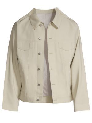 Maison Margiela o1y1124 Wool Shirt Jacket in Beige Size US M / EU 48-50 / 2 - 1 Thumbnail