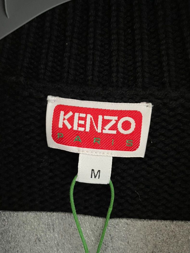 Kenzo KENZO Haitang flower sweater knit open shirt Size US M / EU 48-50 / 2 - 3 Thumbnail