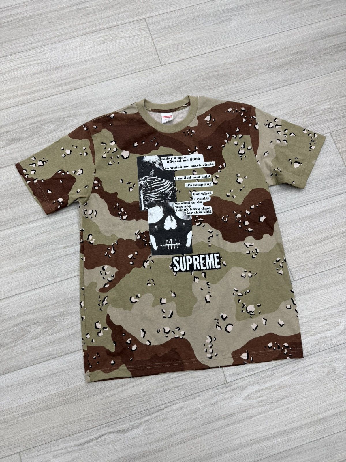 Supreme Supreme Anatomy Tee Chocolate Chip Camo Size US M / EU 48-50 / 2 - 1 Thumbnail
