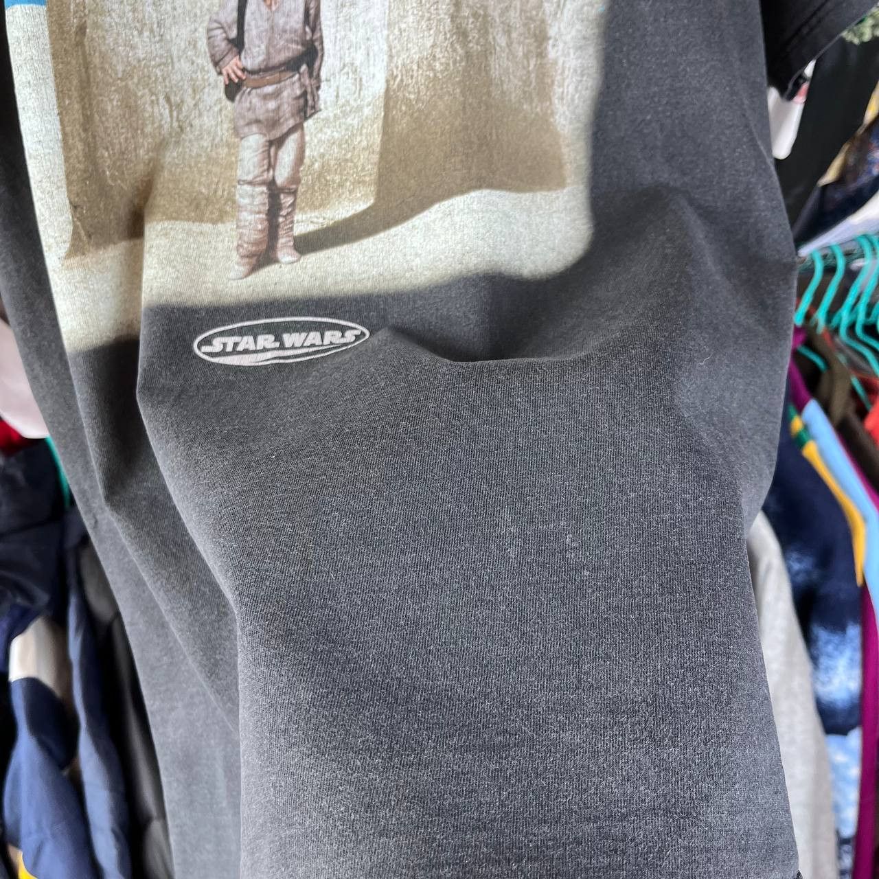 Vintage Rare 90s Star Wars Dont look back Black Tshirt