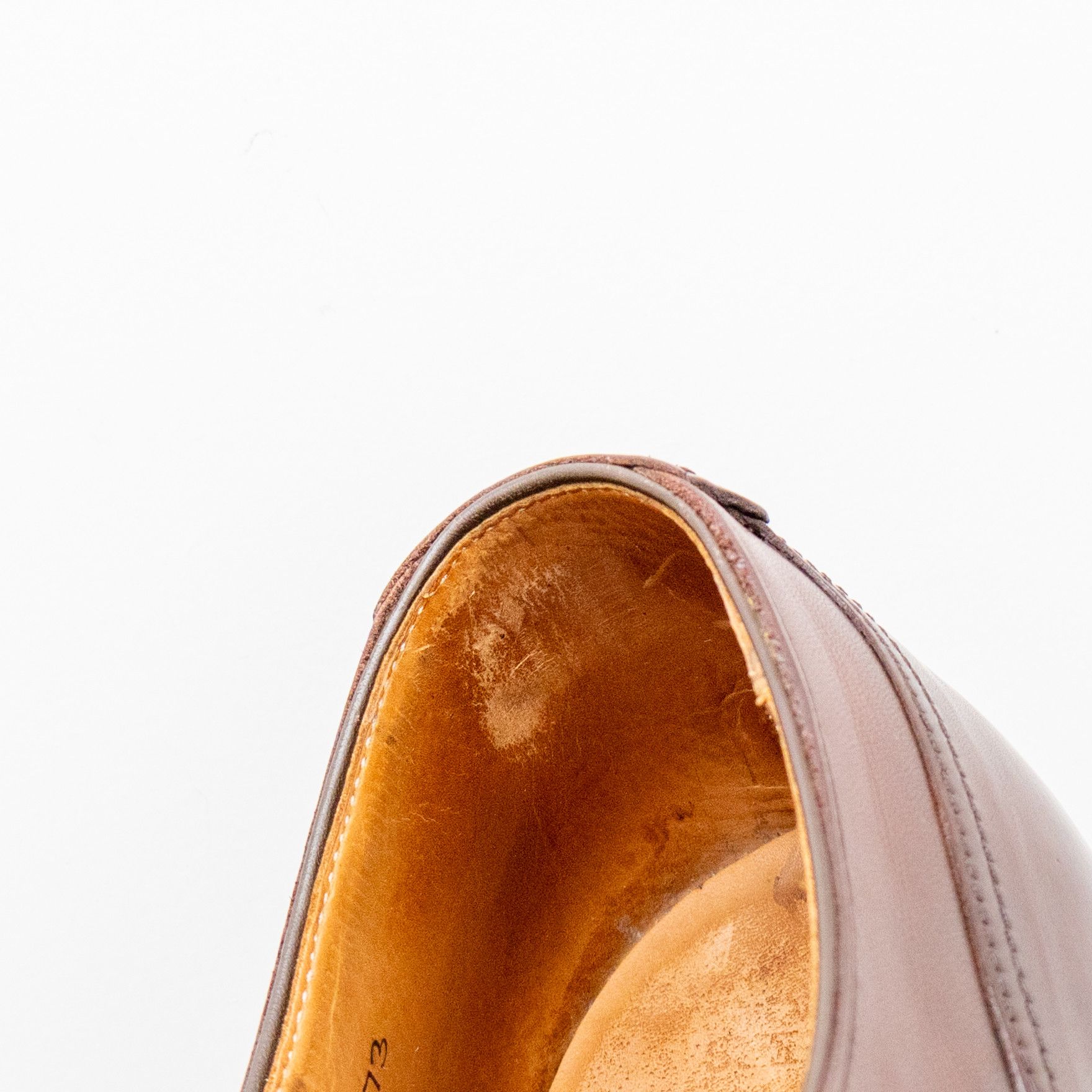 Peal And Co Peal & Co for Brooks Brothers Brown Leather Split Toe Derby Size US 11 / EU 44 - 13 Thumbnail