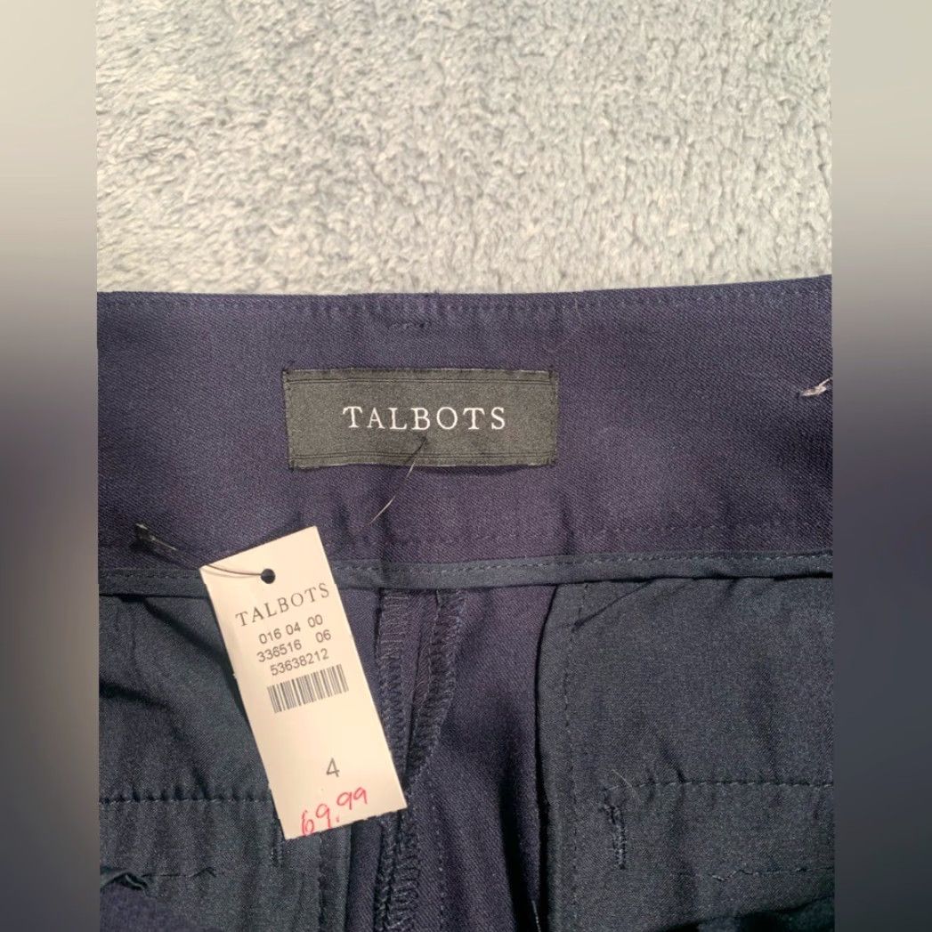 Talbots Talbots Newport Pant 4 Blue Woman Regular Ankle NWT Size 27" / US 4 / IT 40 - 5 Thumbnail