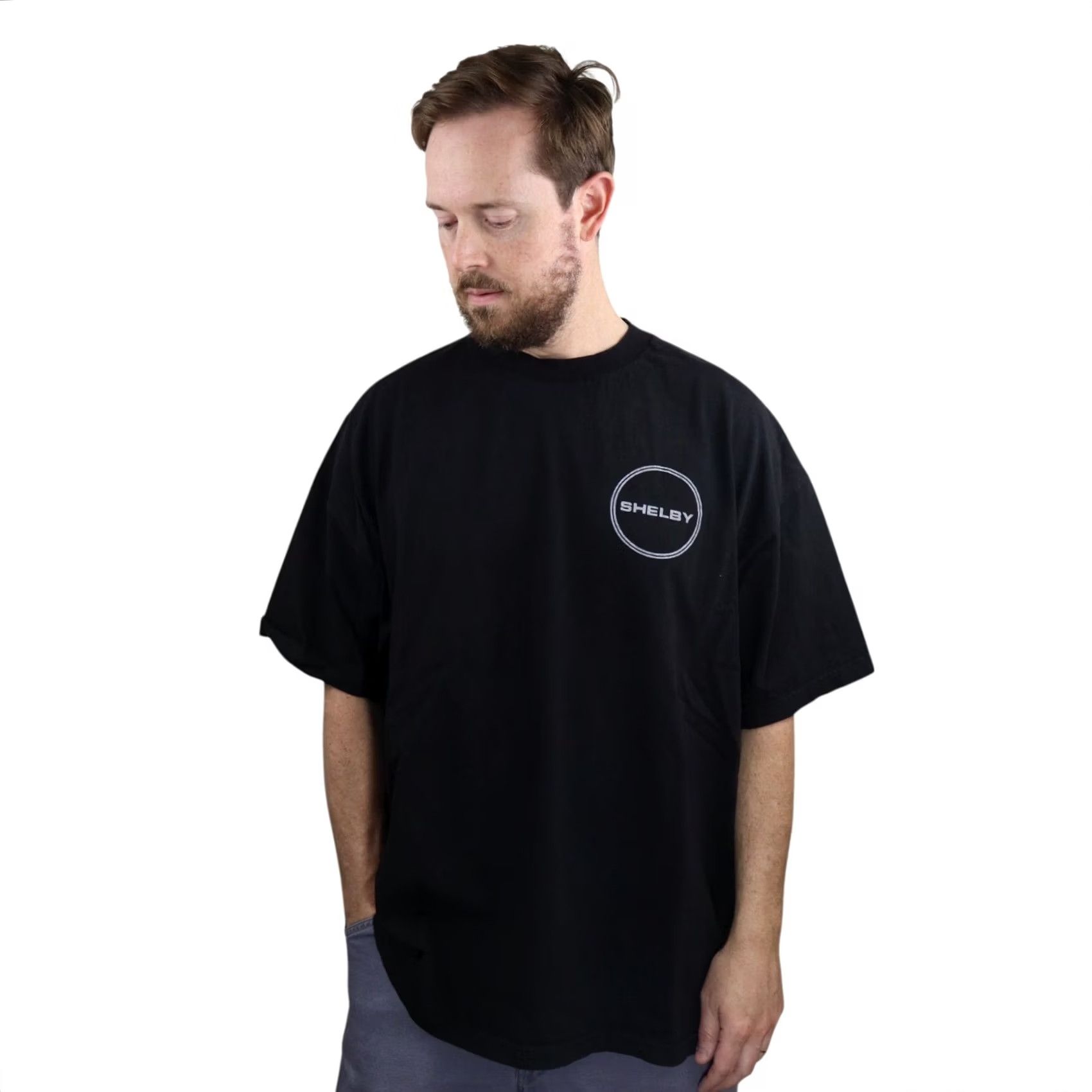 Ford VINTAGE Shelby Ford Cobra Mustang Shirt Mens 3XL Black Snake SoCal Flag 90s Y2K Size US XXL / EU 58 / 5 - 2 Thumbnail