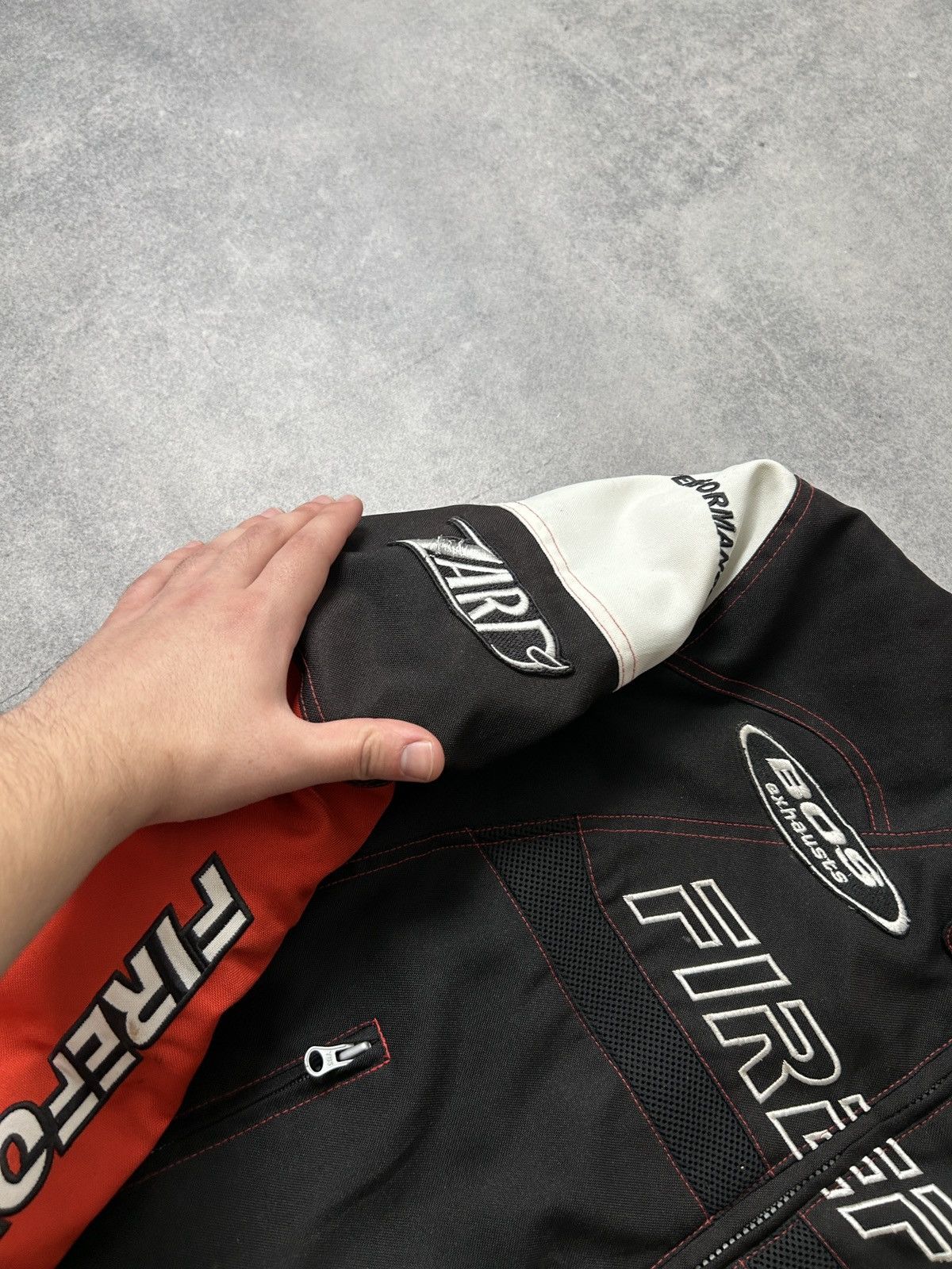 NASCAR Vintage Firefox Apollo racing jacket mens big logo size S Size US S / EU 44-46 / 1 - 6 Thumbnail