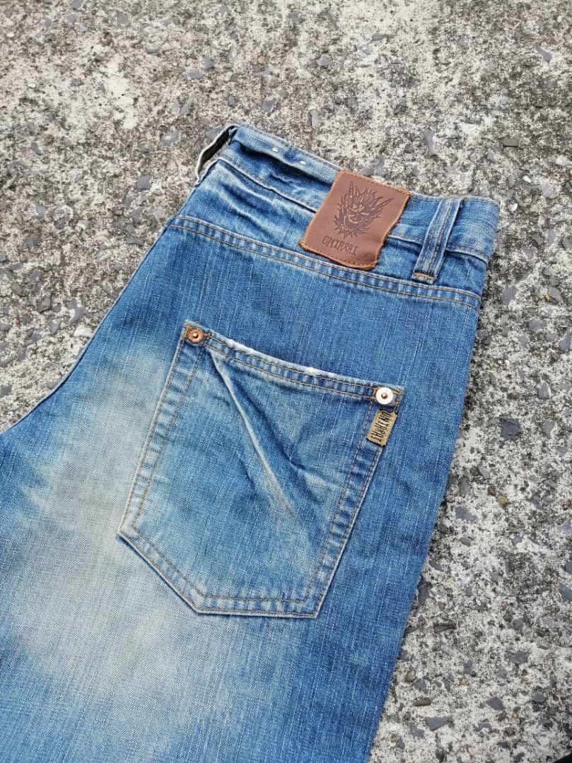 Designer × Japanese Brand Oniari Japan Nice Design Embroidered Denim Jeans Size US 34 / EU 50 - 6 Thumbnail