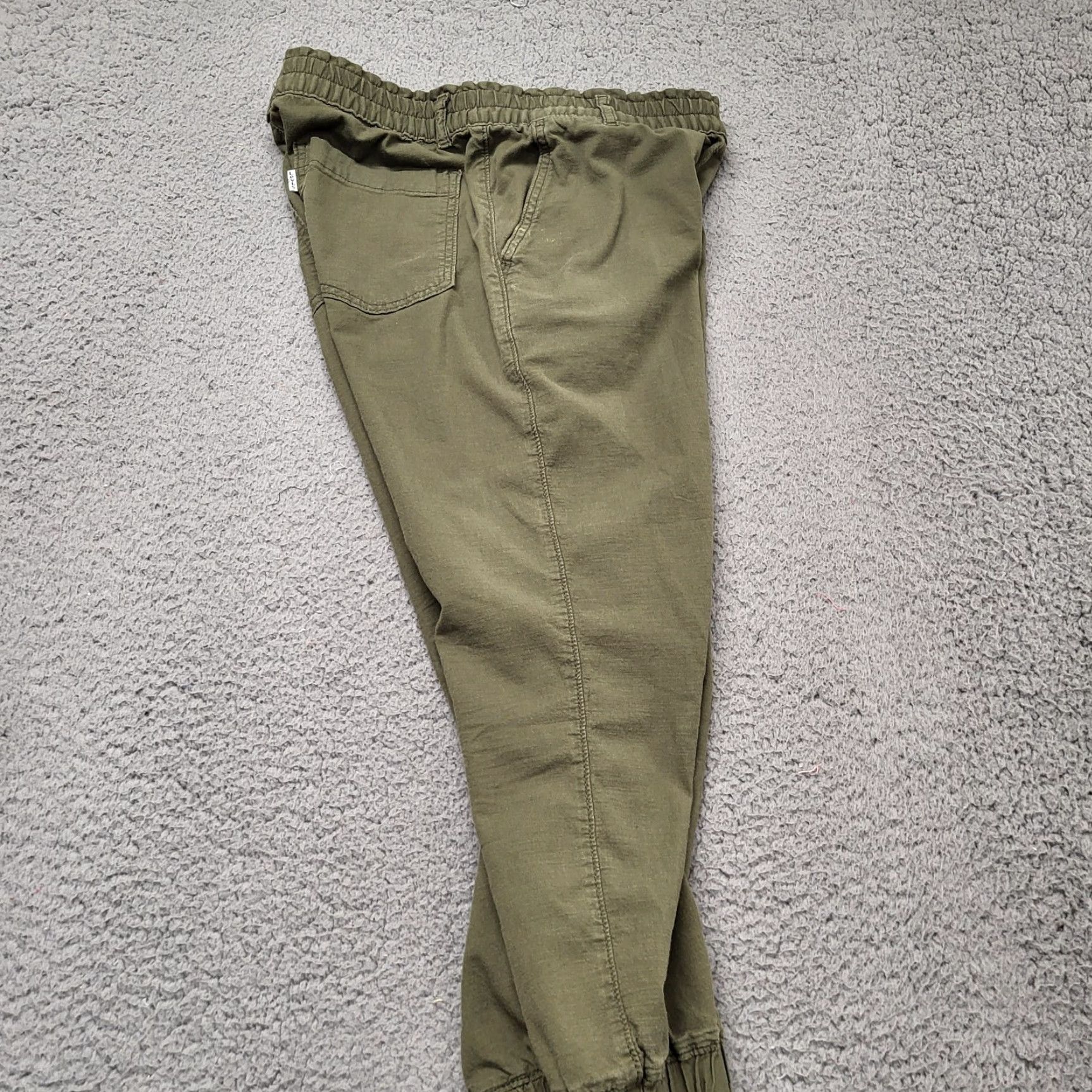 Levi's Levi's Joggers Women's Size S Green Paper Bag Stretch Street Style Chic Tapered Leg Front Flat Front Pockets Elastic Waist Casual Fall Winter Spring Size 28" / US 6 / IT 42 - 3 Thumbnail