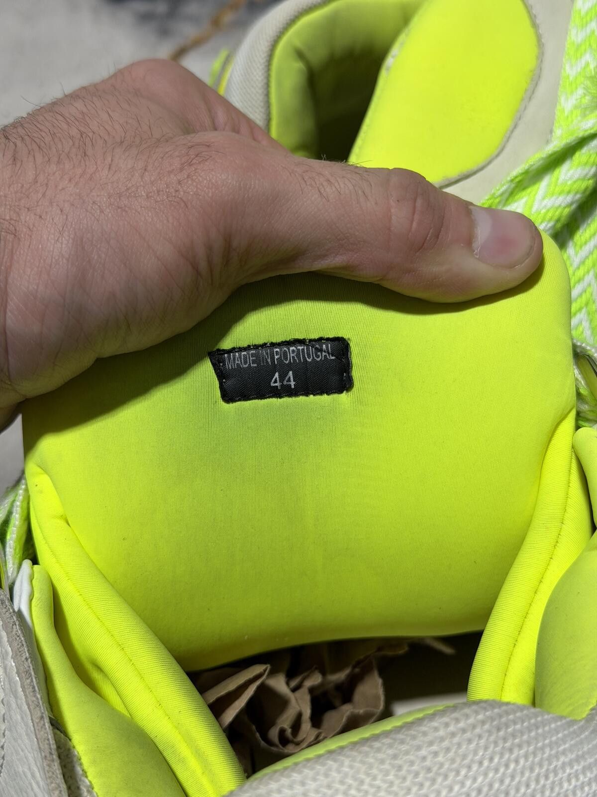 Lanvin Lanvin Curb White Neon Green - Sz 11Us Size US 11 / EU 44 - 7 Thumbnail