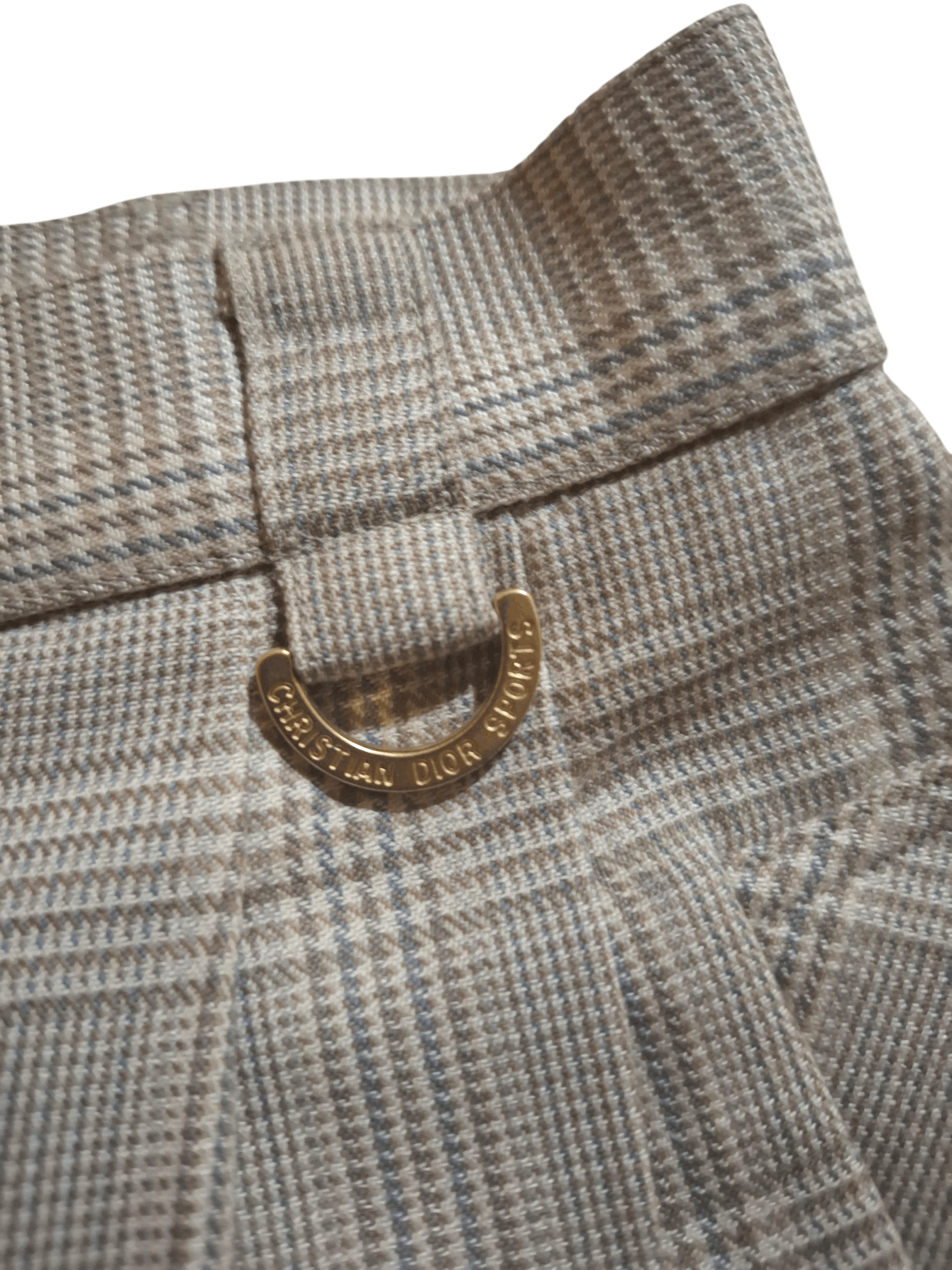 Dior Vintage 1993 Christian Dior Sports Plaid Trousers Size 25" / US 0 / IT 36 - 8 Thumbnail