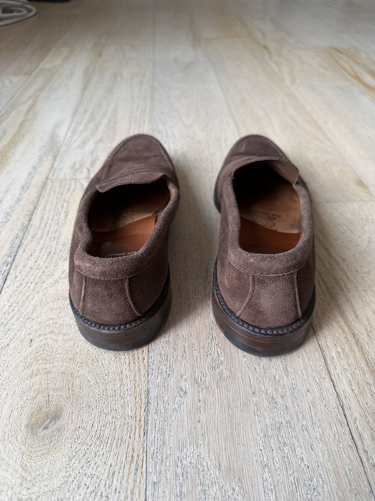 Alden Alden 6245F Unlined LHS Penny Loafer Dark Brown Suede Size US 7.5 / EU 40-41 - 5 Thumbnail