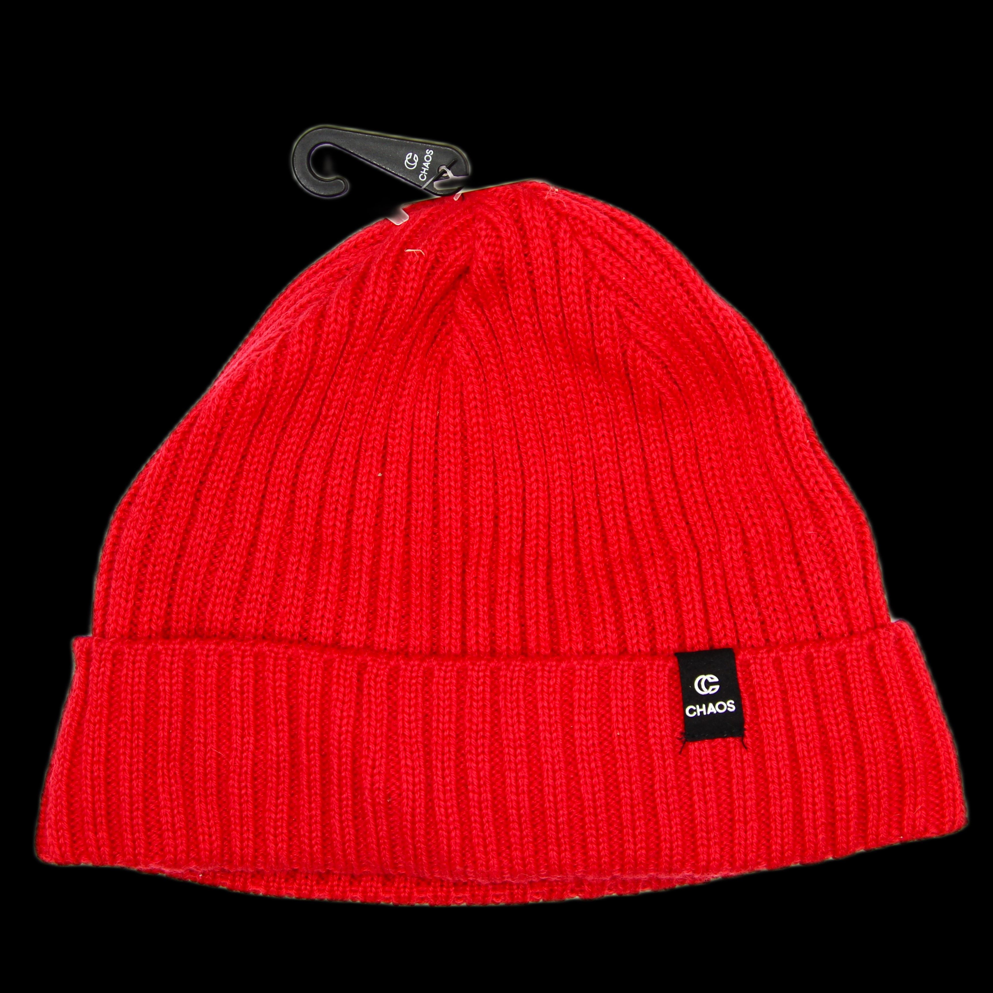 Other Chaos 100% Merino Beanie Red Size ONE SIZE - 1 Thumbnail