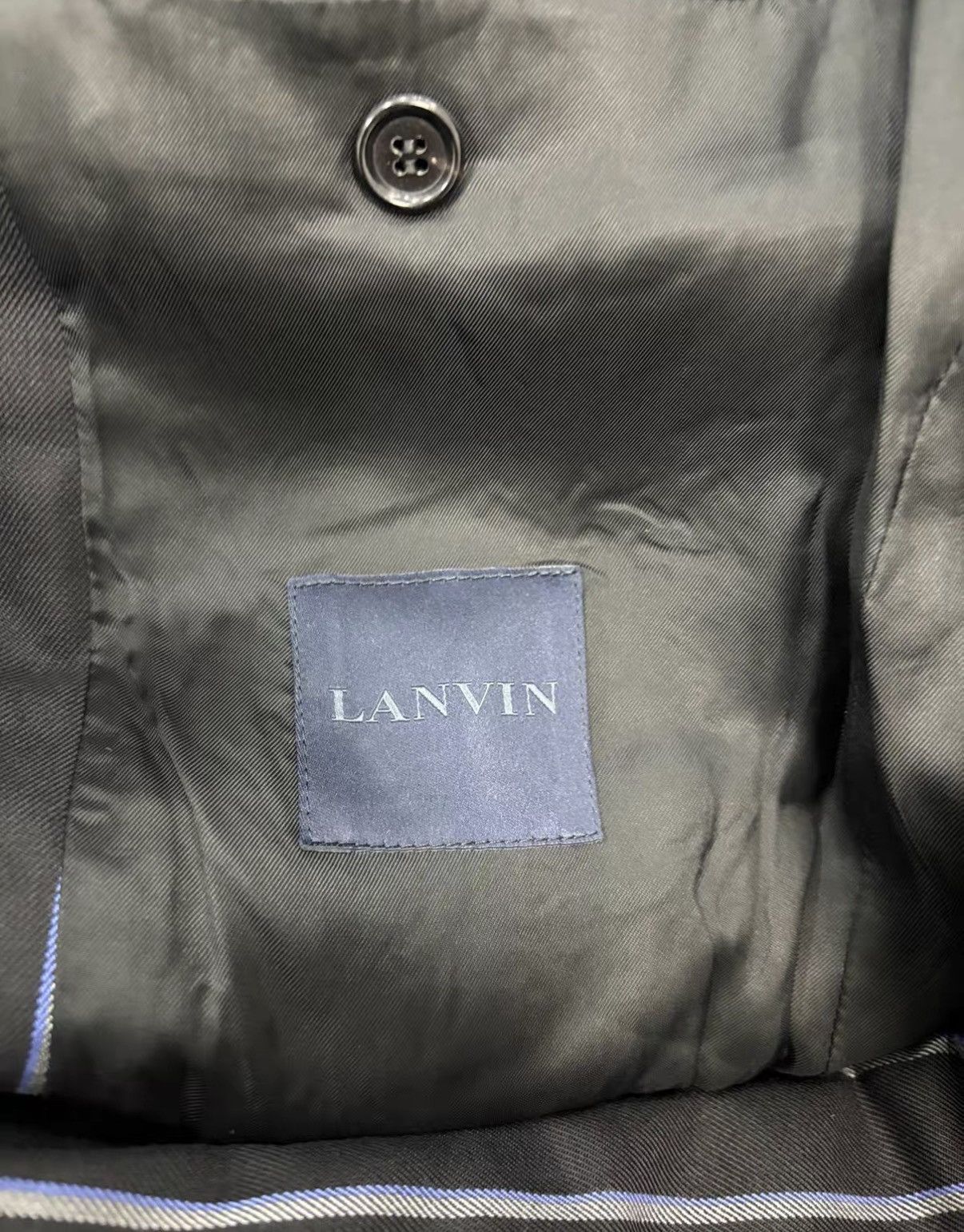 Lanvin Lanvin Wool Single-Breasted Striped Blazer J2 Size US M / EU 48-50 / 2 - 4 Thumbnail