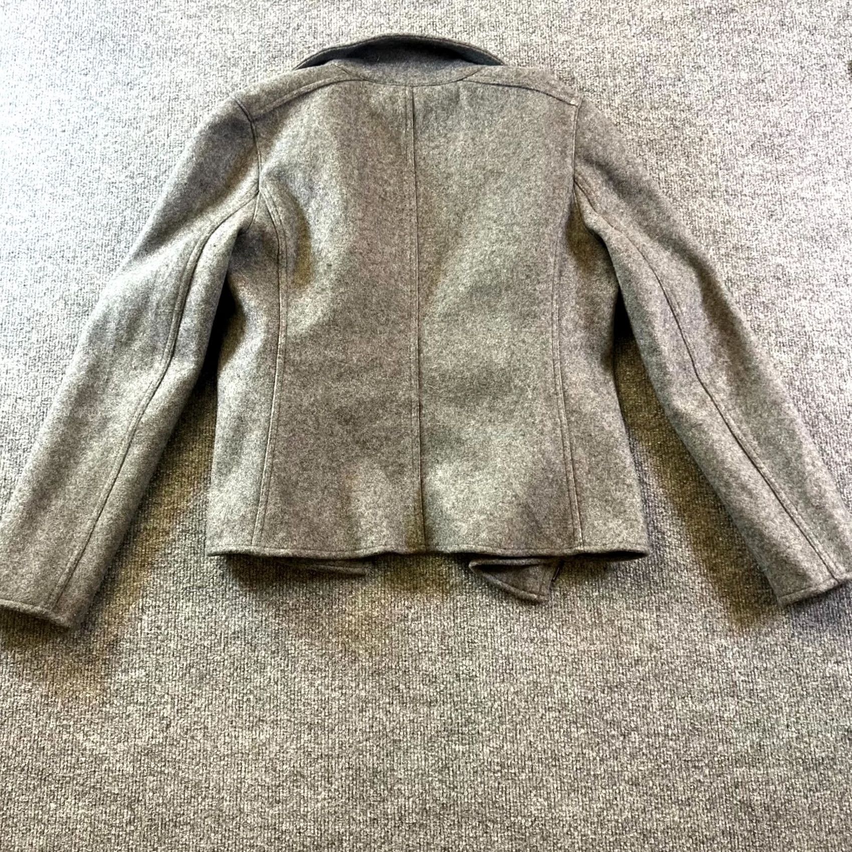 Ann Taylor Ann Taylor Biker Jacket Women's 8 Gray Polyester Asymmetrical Zip Moto Travel Size M / US 6-8 / IT 42-44 - 7 Thumbnail