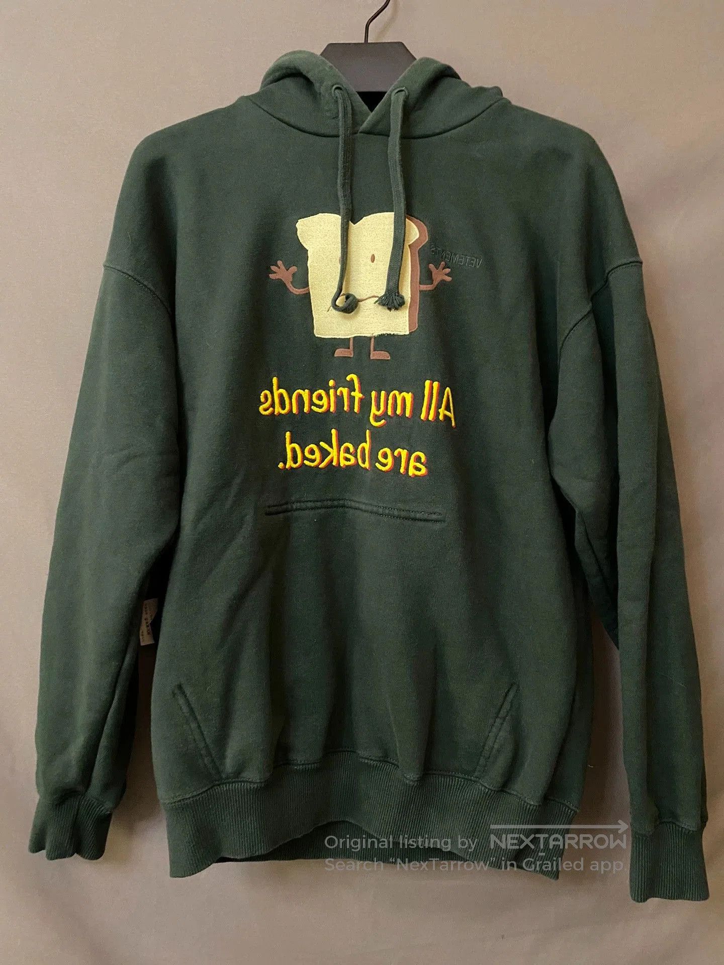 Vetements vetements interesting graphic green hoodie. Size US M / EU 48-50 / 2 - 1 Thumbnail