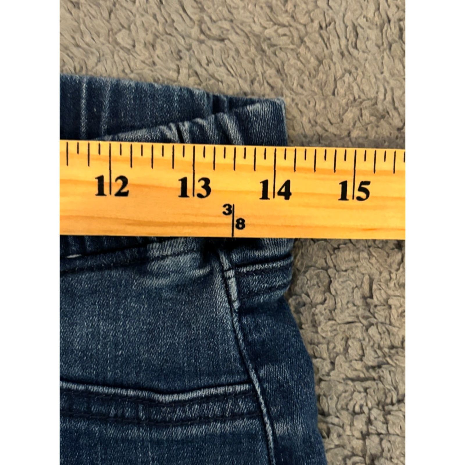 Vintage KanCan Jeans Women's 7/27 Dark Wash Pull On Stretch Blue Denim Skinny KC8564M Size 28" / US 6 / IT 42 - 4 Thumbnail