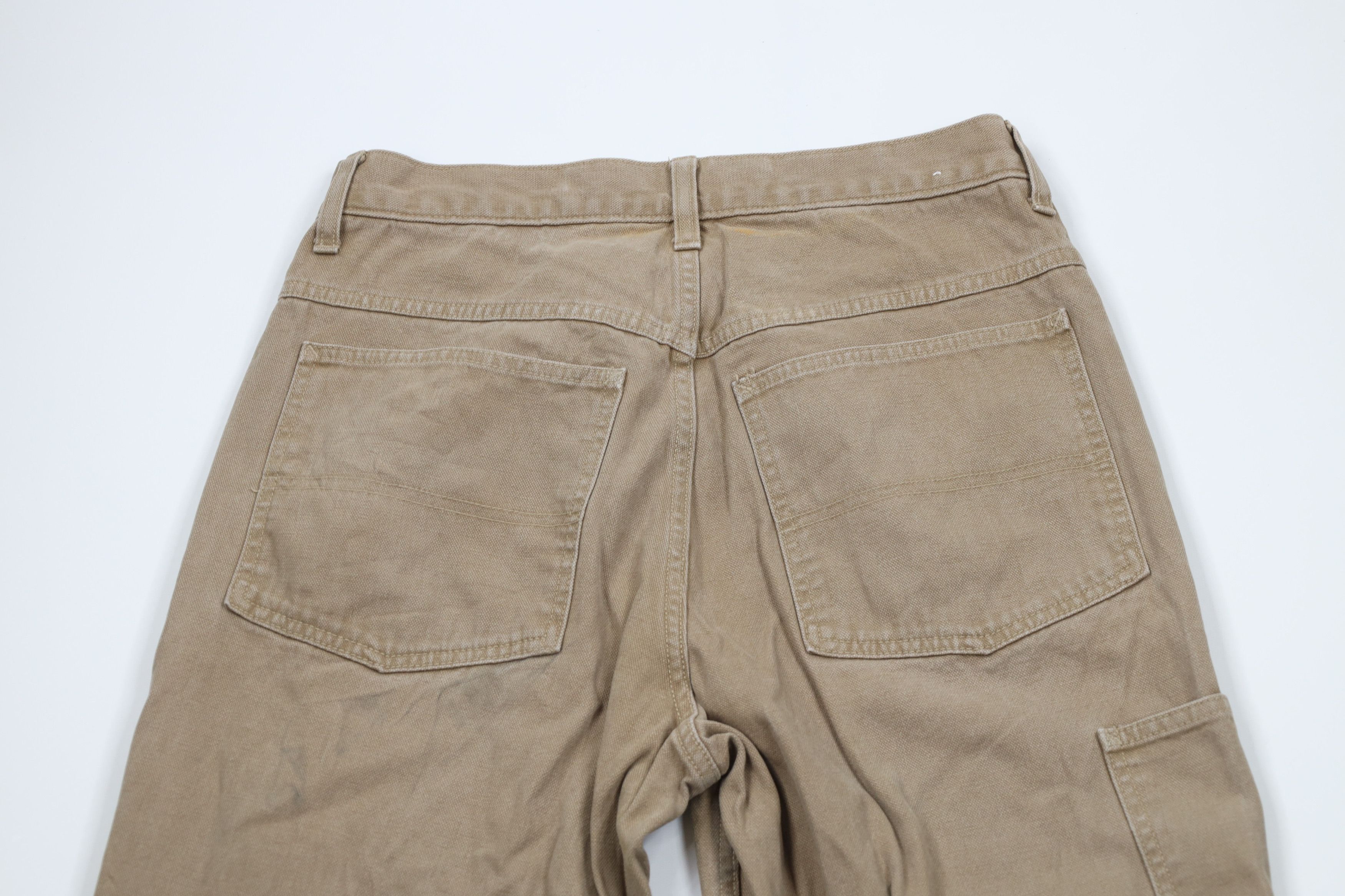 Gap × Vintage Vintage 90s Y2K Gap Miner Double Knee Wide Leg Canvas Jeans Size US 30 / EU 46 - 11 Thumbnail