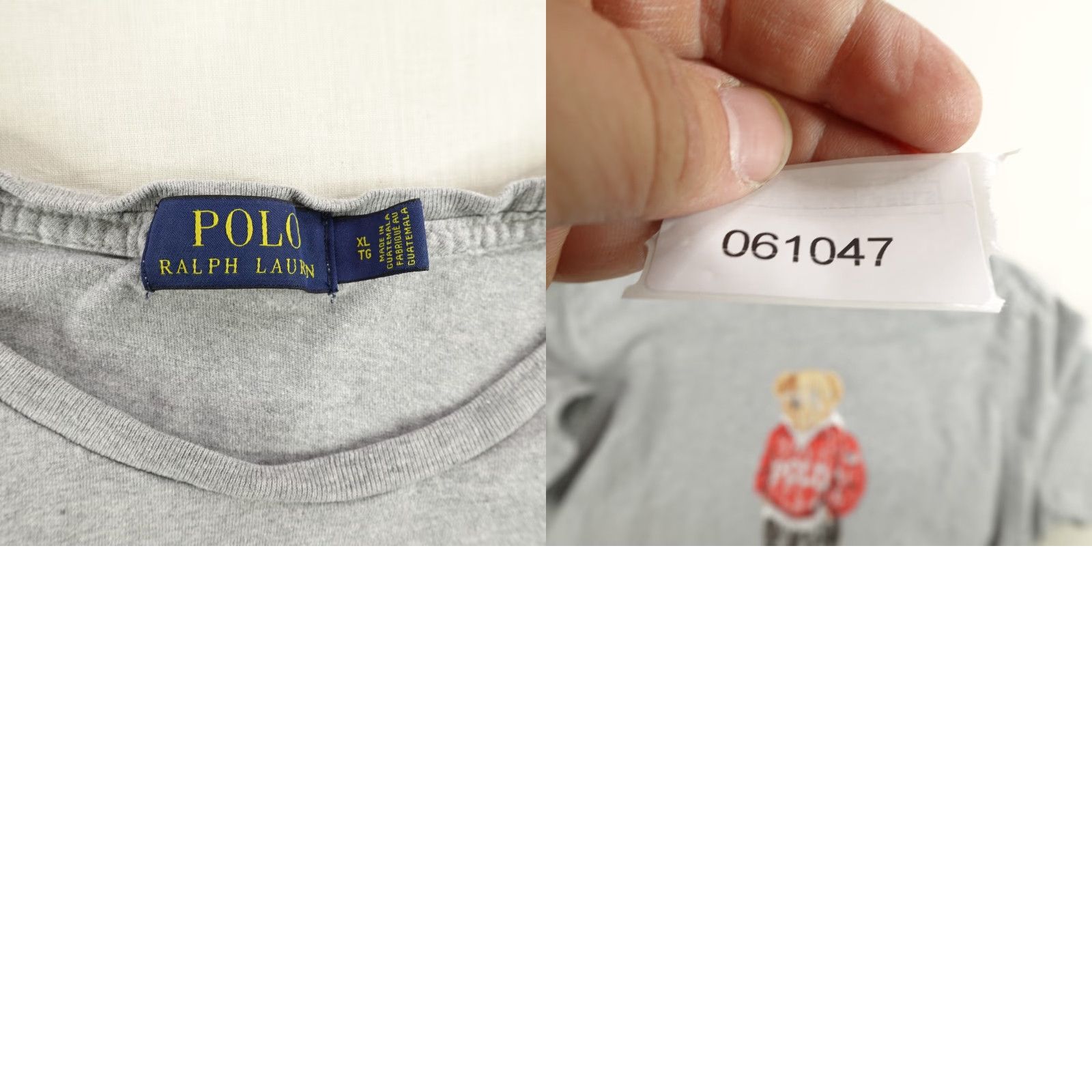 Polo Ralph Lauren Vintage Ralph Lauren Polo Bear Shirt Mens XL Graphic Print Crewneck Short Sleeve Gray Outdoor Logo Tee Size US XL / EU 56 / 4 - 8 Thumbnail