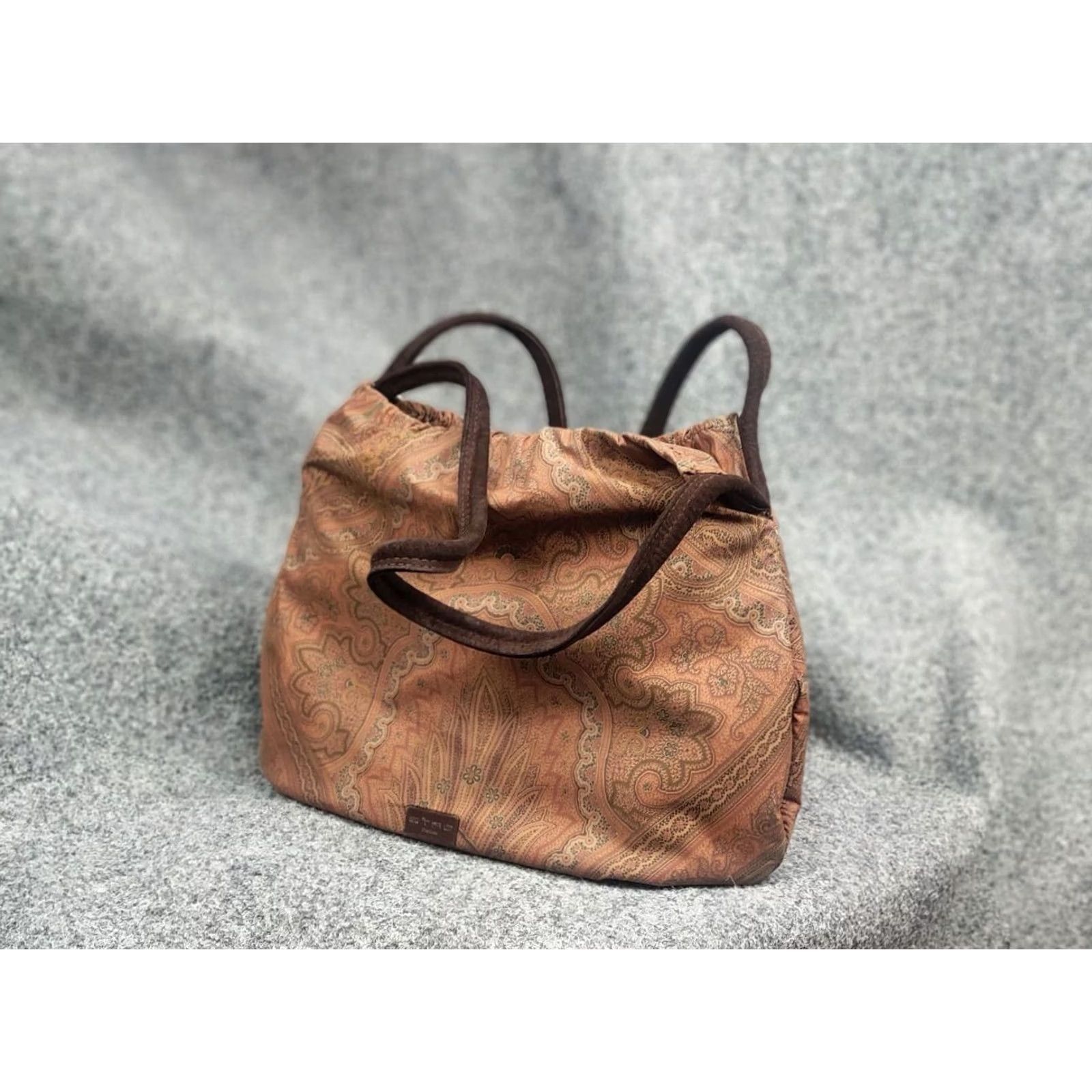Etro VINTAGE Etro Italy Design Leather Pattern Shoulder Shopper bag Size ONE SIZE - 4 Thumbnail