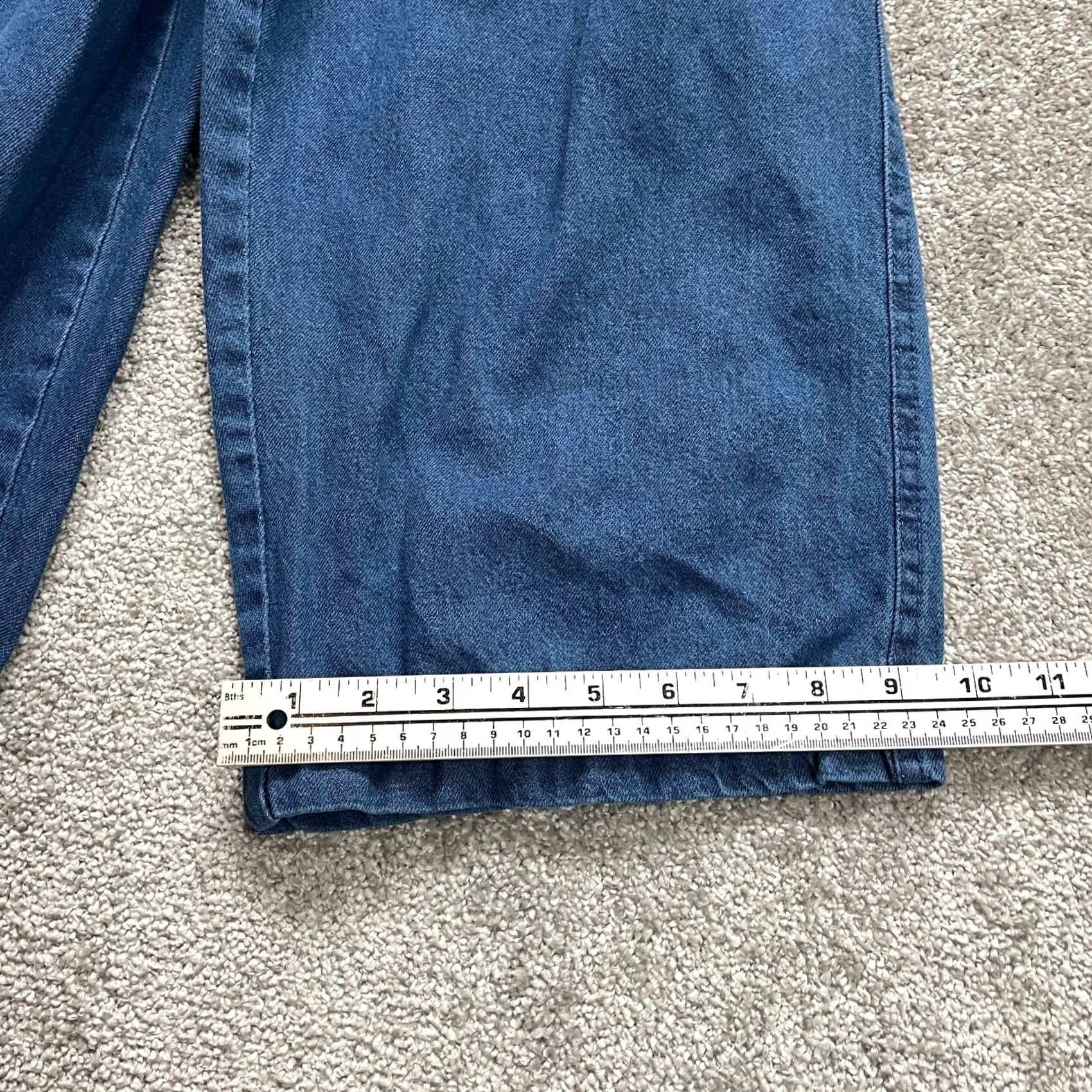 Vintage VINTAGE? No — Woman Within Jeans Pants Womens Plus 14W Dark Wash Cropped Classic Fit Size 26" / US 2 / IT 38 - 2 Thumbnail