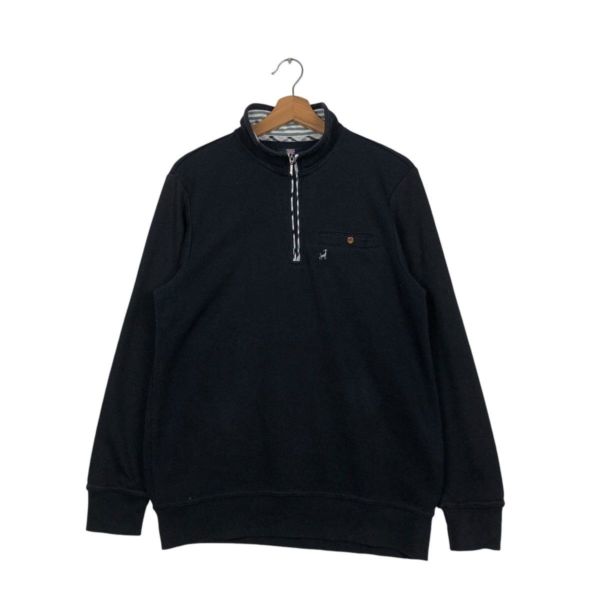 Japanese Brand × Michiko Koshino London × Vintage 📌Vintage Half Zipper Collar Sweatshirt Michiko London Jeans Size US L / EU 52-54 / 3 - 2 Thumbnail